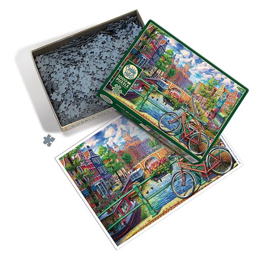 Cobble Hill Amsterdam Canal 1000 Pc Puzzle