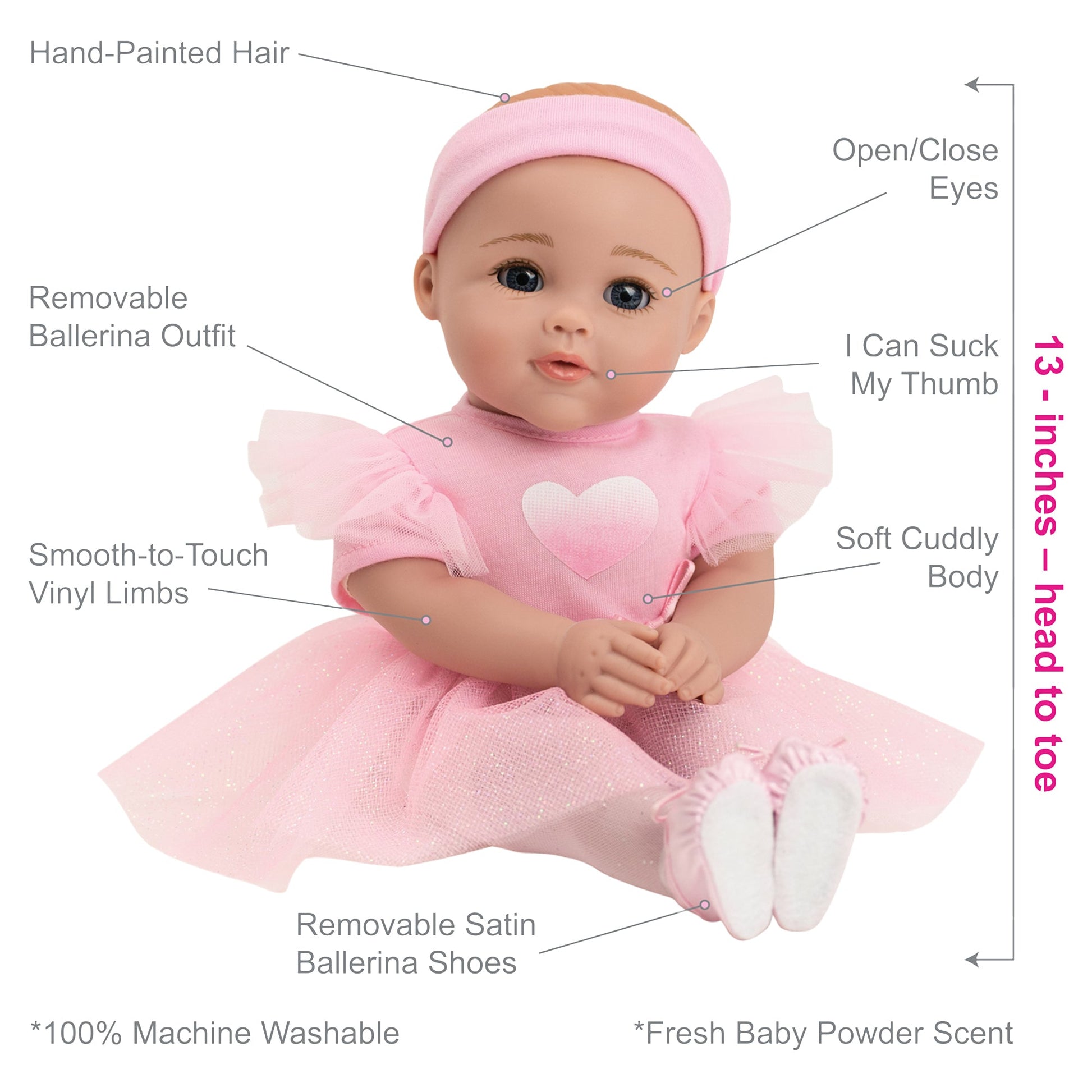 Adora Baby Ballerina - Aurora - Mastermind Toys___248945
