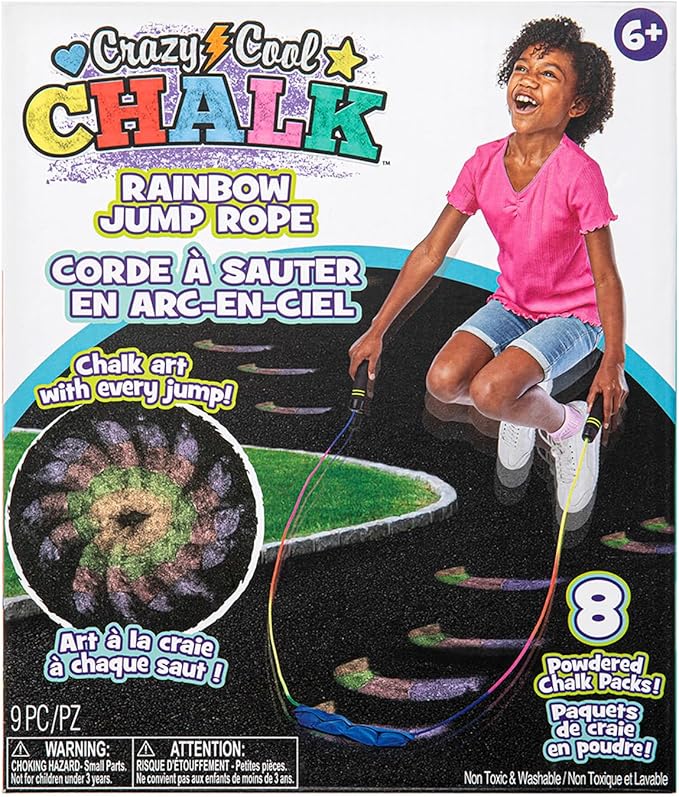 Alex - Crazy Cool Chalk - Rainbow Jump Rope - Mastermind Toys___400218