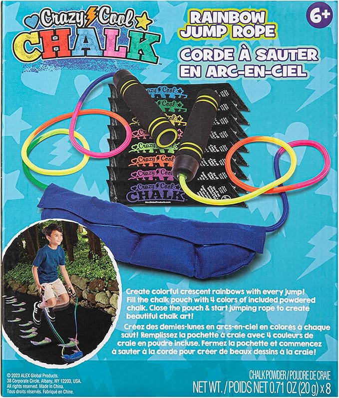 Alex - Crazy Cool Chalk - Rainbow Jump Rope - Mastermind Toys___400218