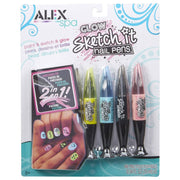 Alex - Spa - Glow Sketch It Nail Pens - Mastermind Toys___400013