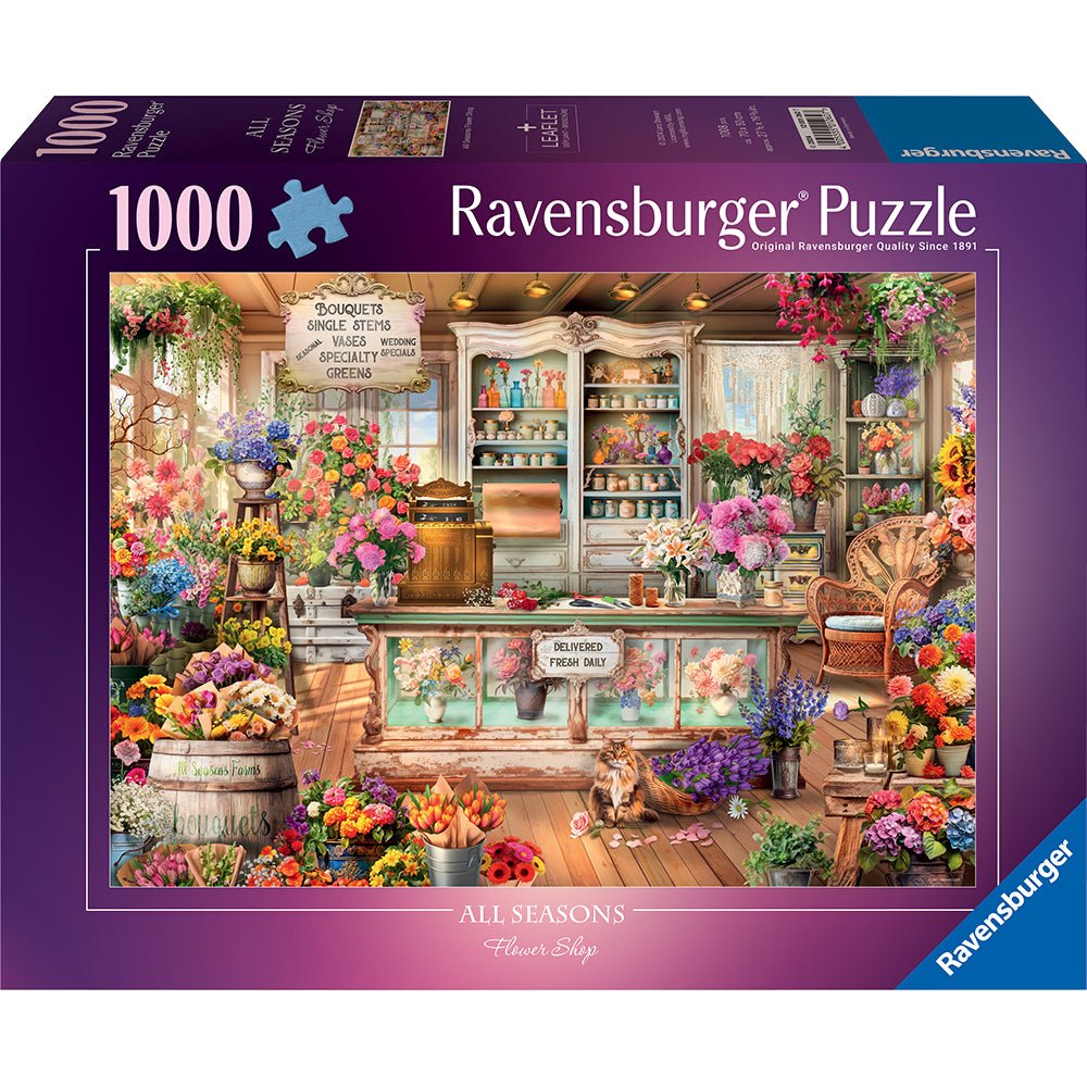 All Seasons Flower Shop 1000 Pc Puzzle - Mastermind Toys___244644