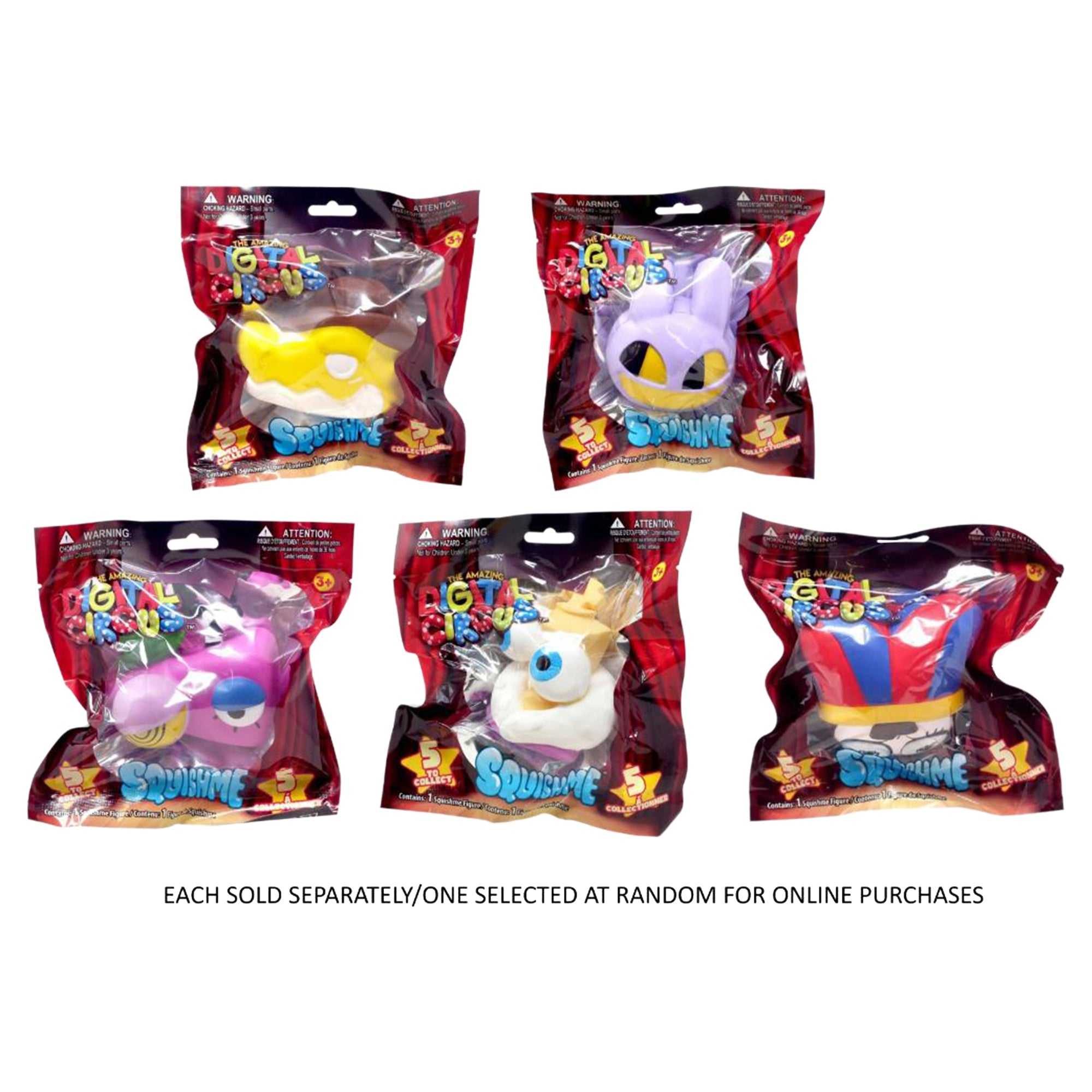 Amazing Digital Circus Squishies in CDU - Mastermind Toys___247835