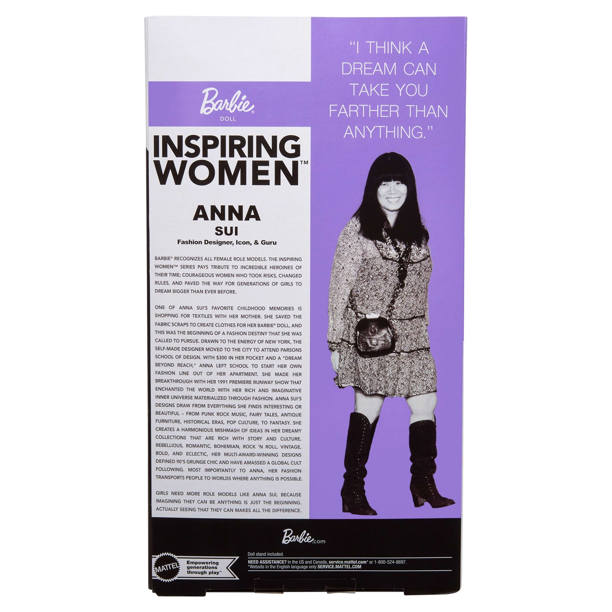 Anna Sui Barbie® Inspiring Women™ Doll - Mastermind Toys___249233