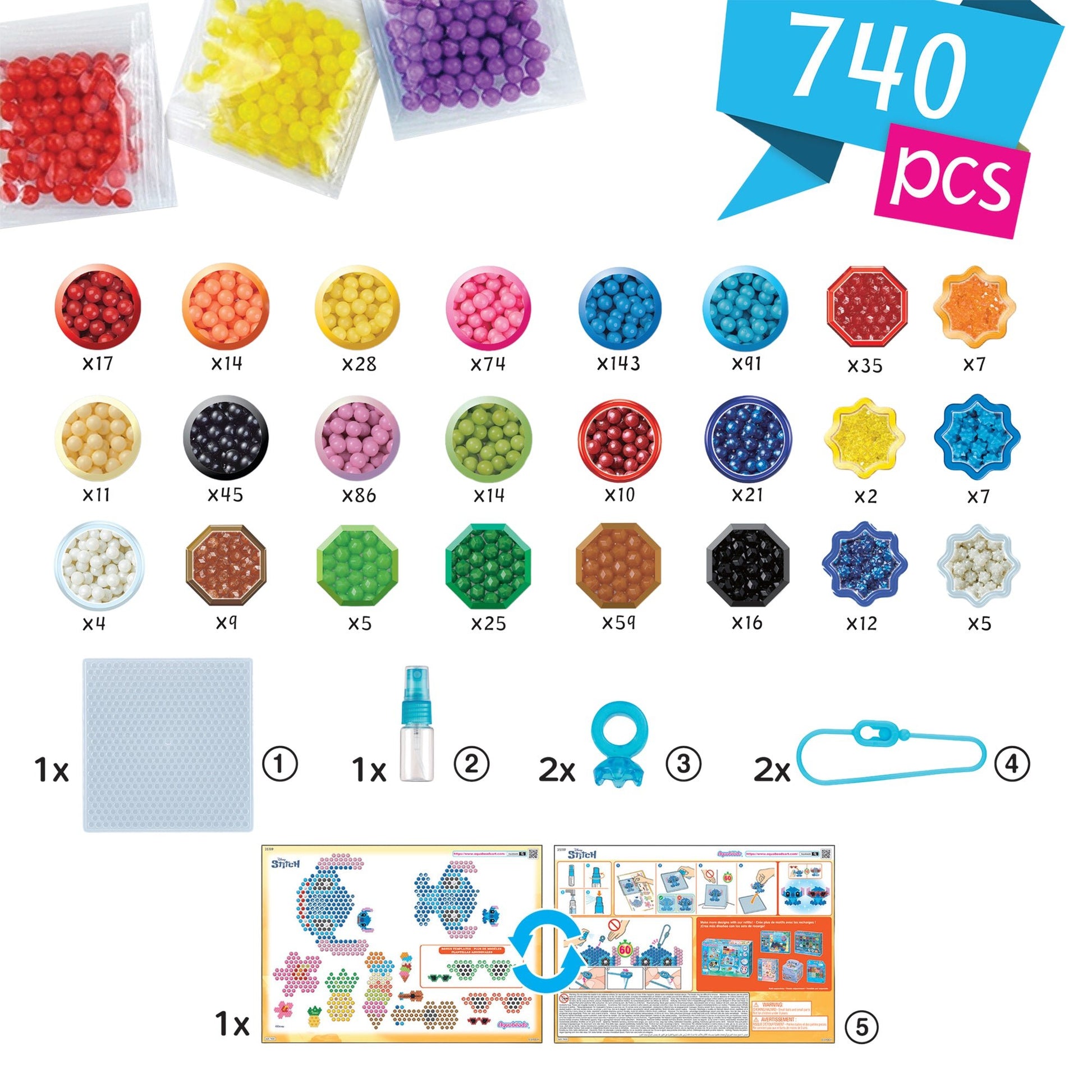 Aquabeads Stitch Keychain Craft Kit - Mastermind Toys___249211