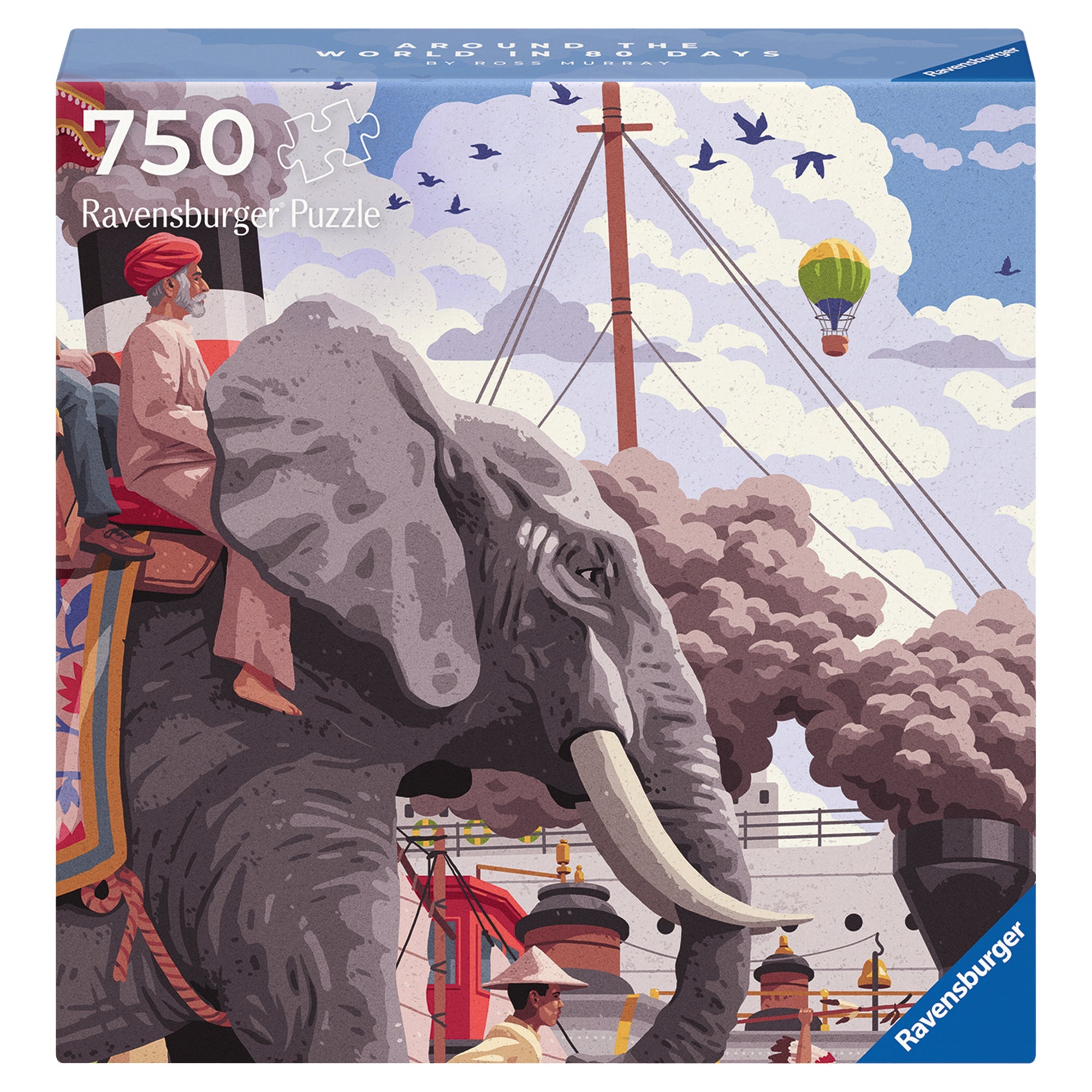 Around the World in 80 days 750pc Puzzle - Mastermind Toys___248400