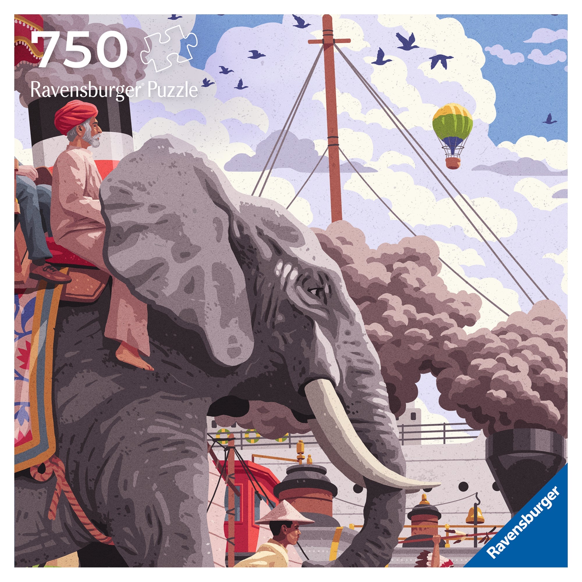 Around the World in 80 days 750pc Puzzle - Mastermind Toys___248400