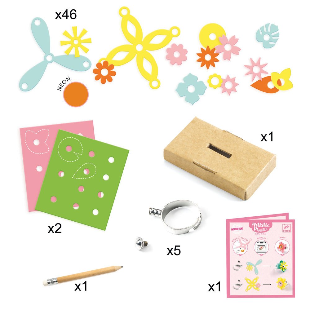 Artistic Plastic Rings - Mastermind Toys___238095