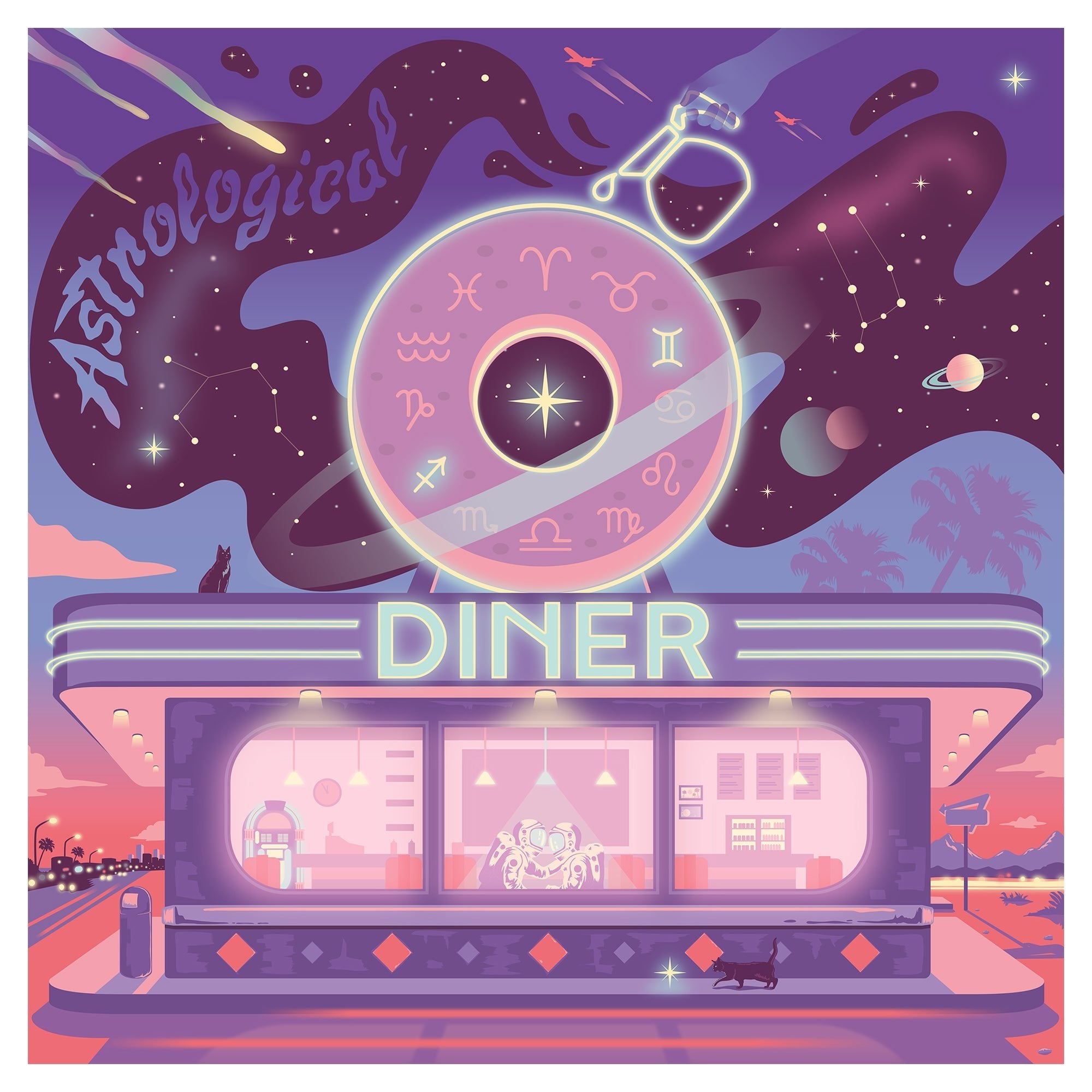 Astrological Diner 750pc Puzzle - Mastermind Toys___248401