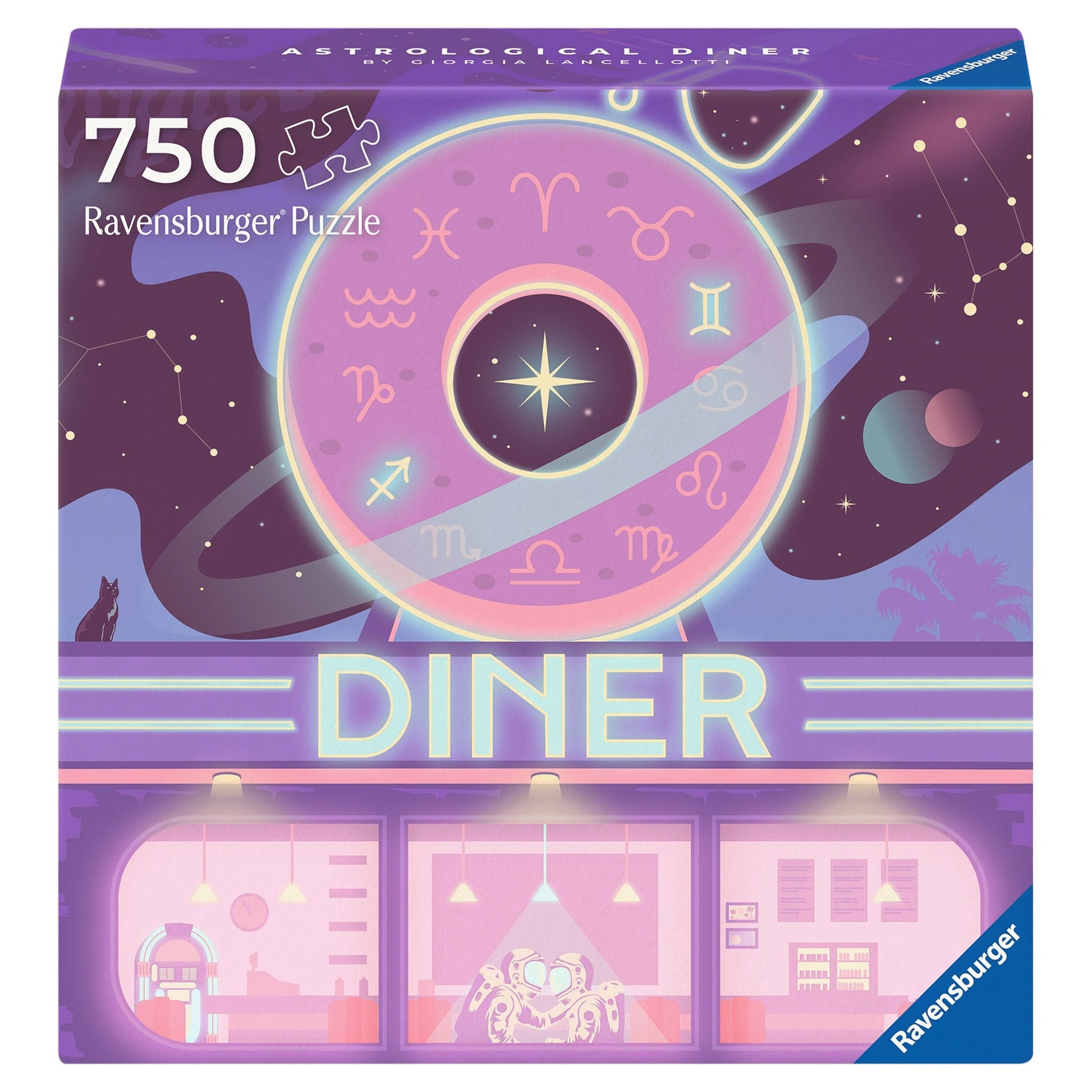 Astrological Diner 750pc Puzzle - Mastermind Toys___248401