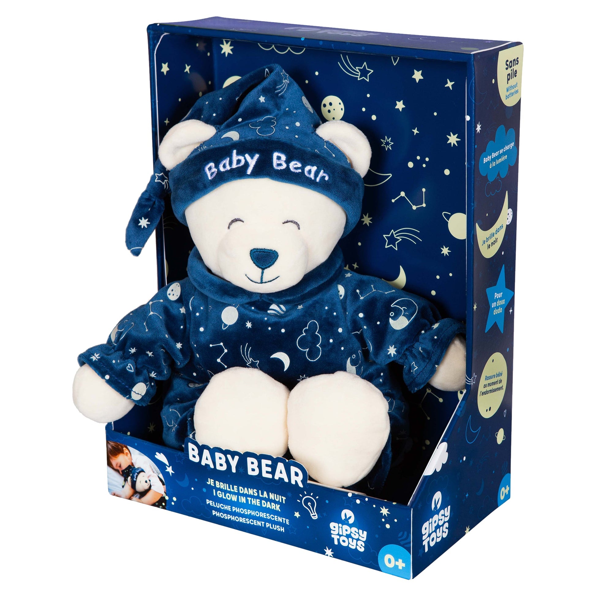 Baby Bear Plush Glow in the Dark 24 cm - Mastermind Toys___245511