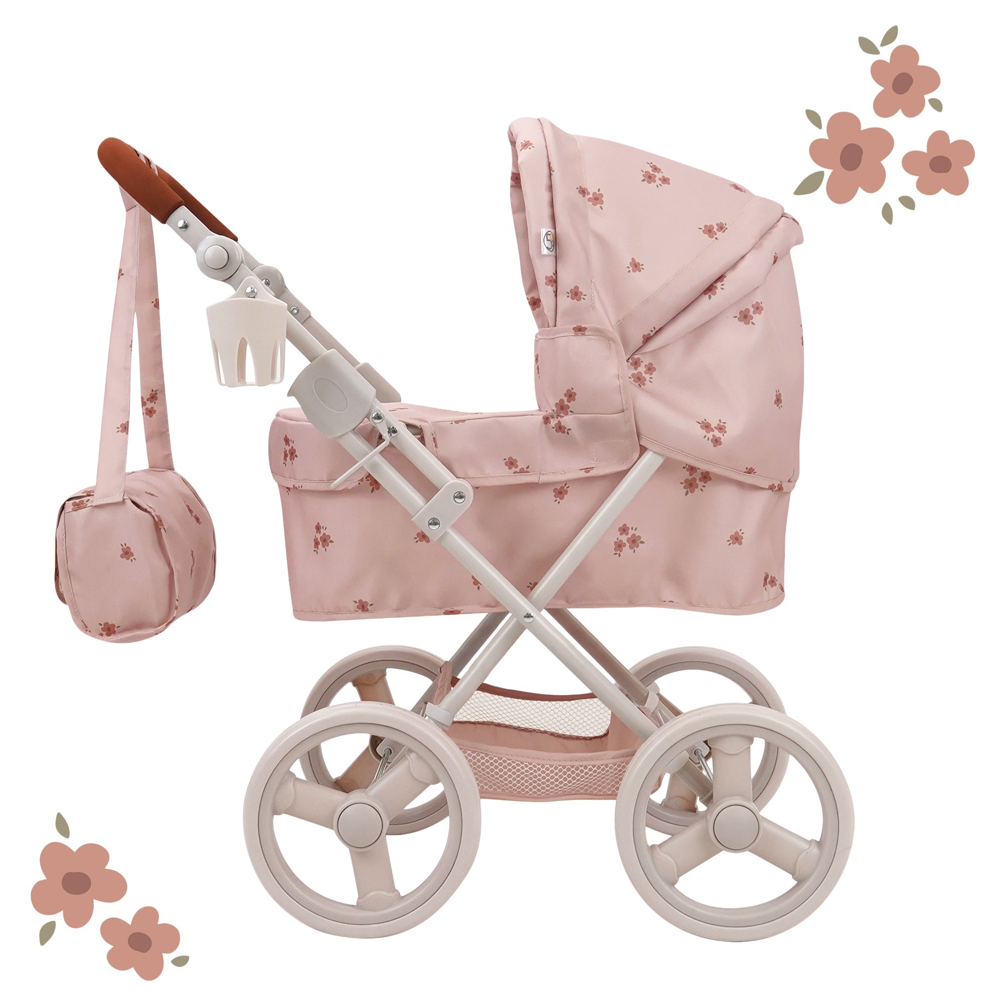 Ballet Flora Doll Deluxe Pram with Carry Bag - Mastermind Toys___245163