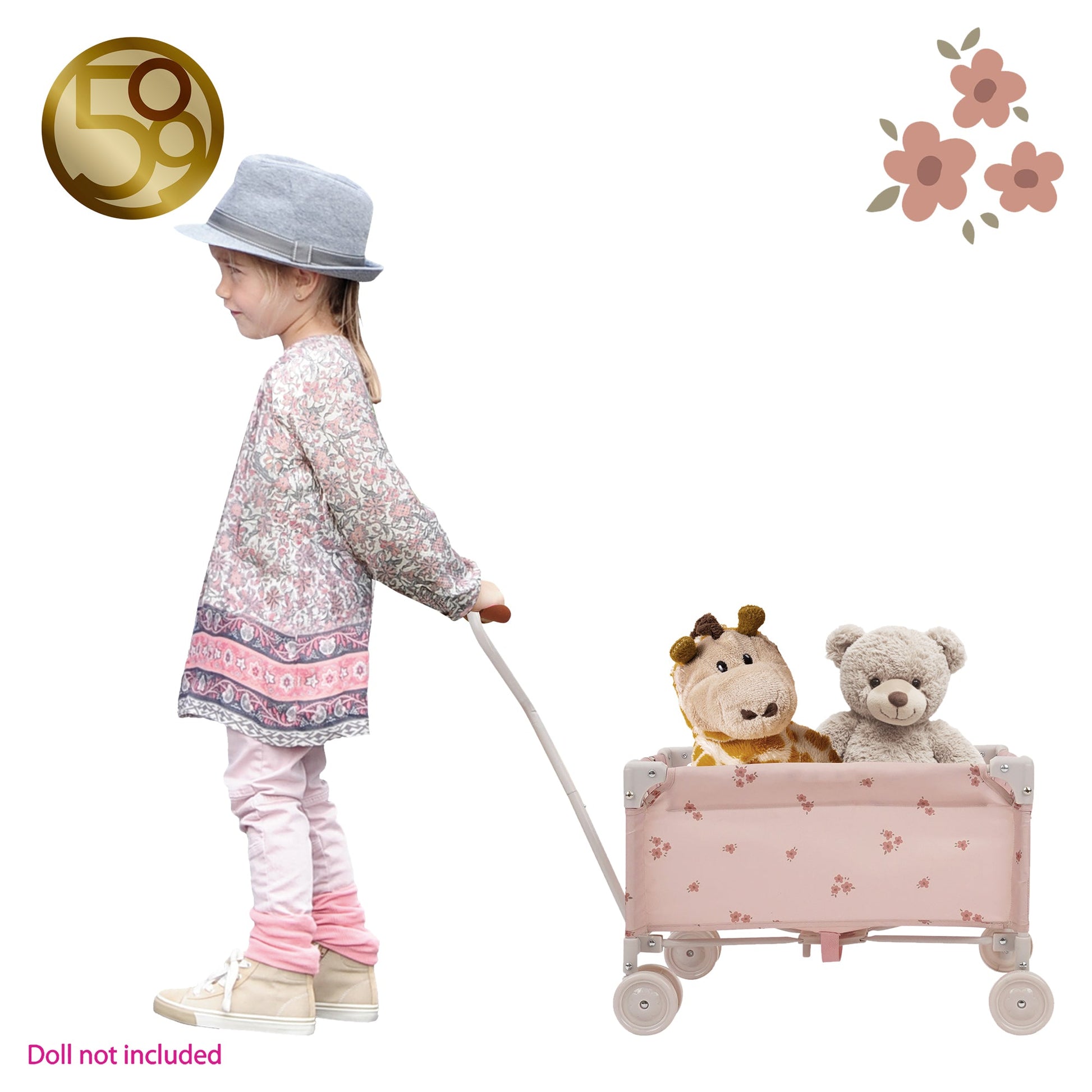 Ballet Flora Doll Little Crew Wagon - Mastermind Toys___245165