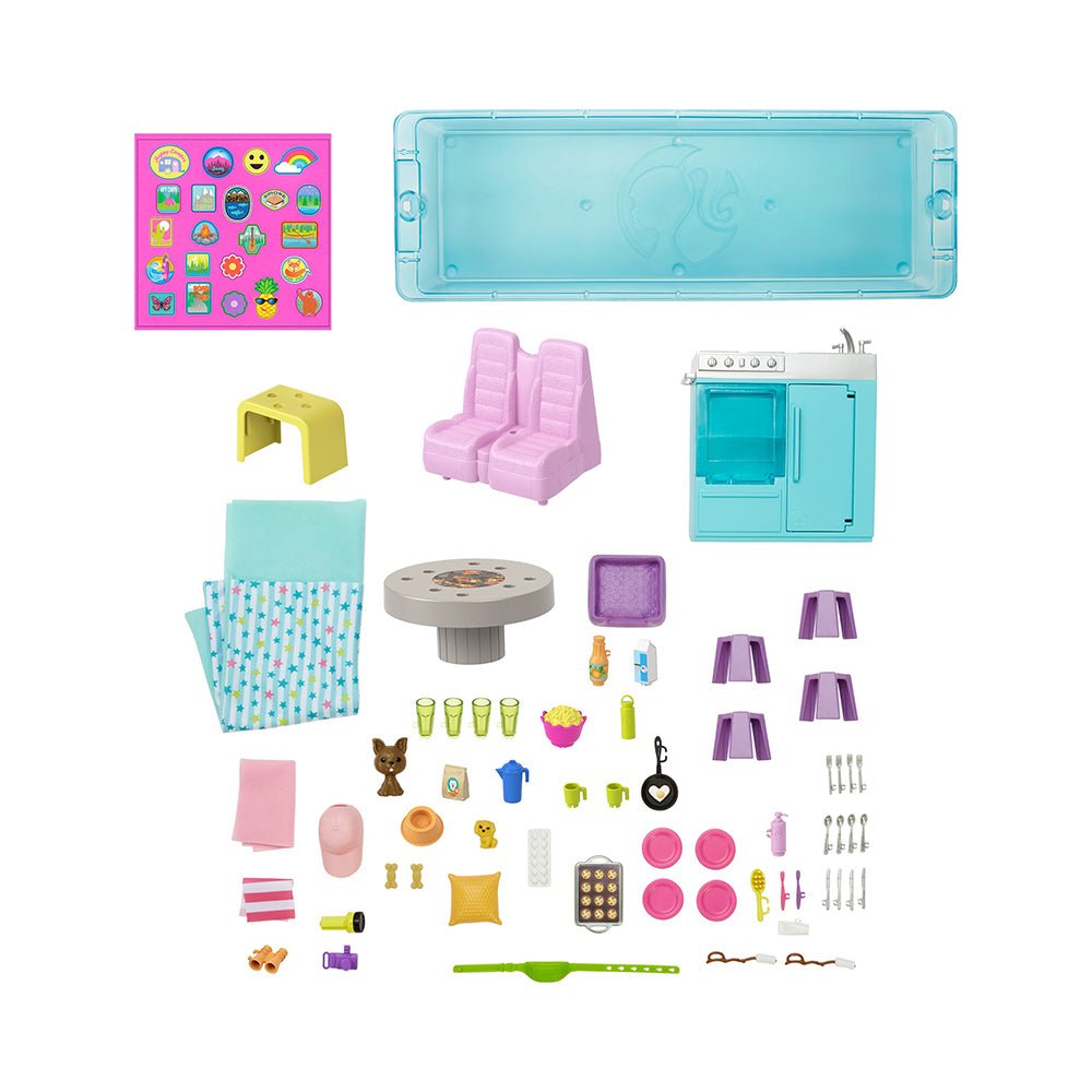 Barbie Dream Camper Doll Playset with 60 Accessories - Mastermind Toys___225526
