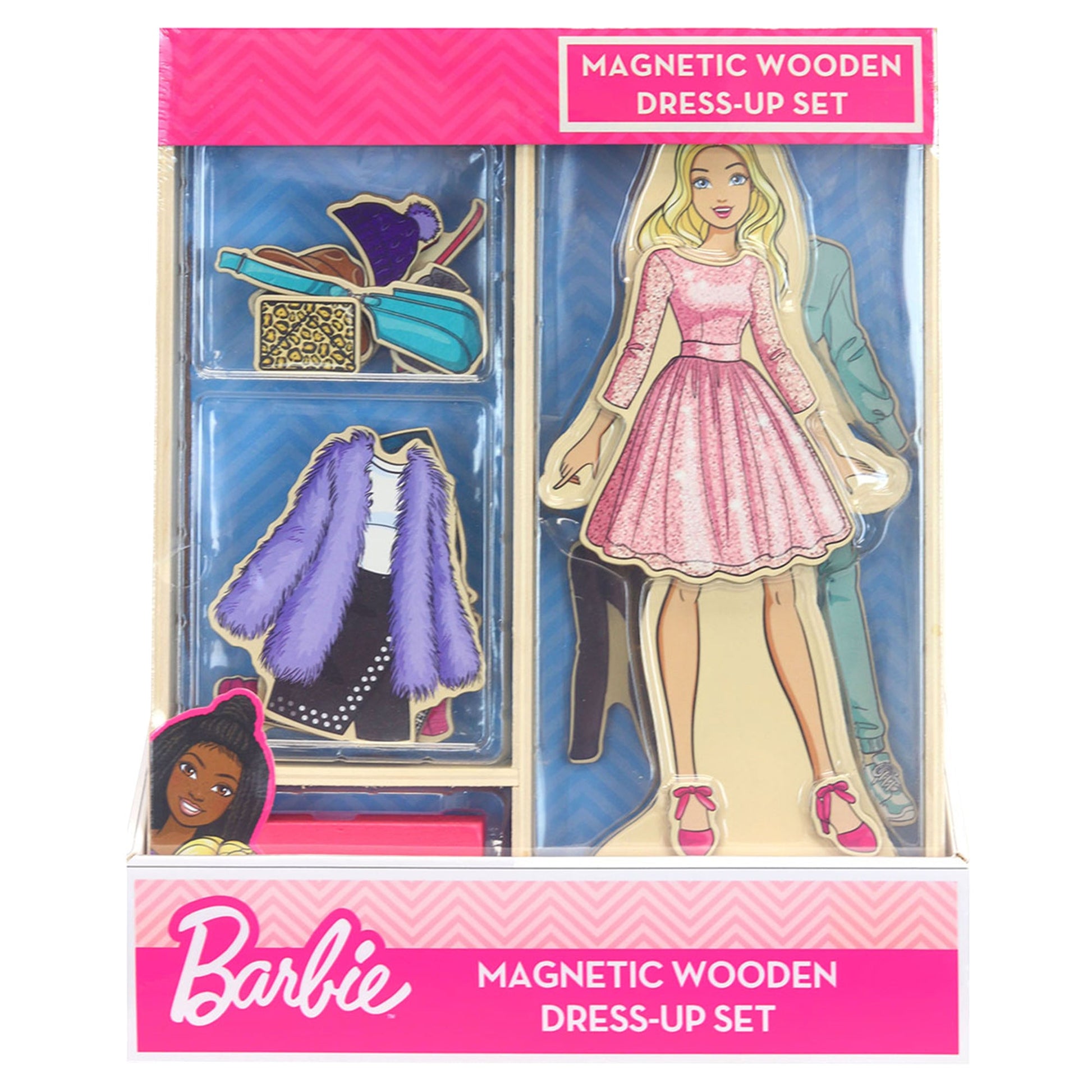 Barbie Magnetic Wooden Dress Up - PDQ - Mastermind Toys___248999