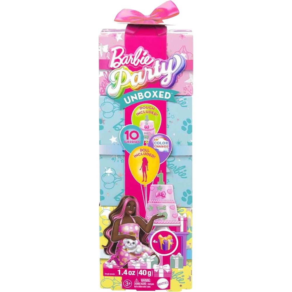 Barbie Party Unboxed Doll and Accessories - Mastermind Toys___244735