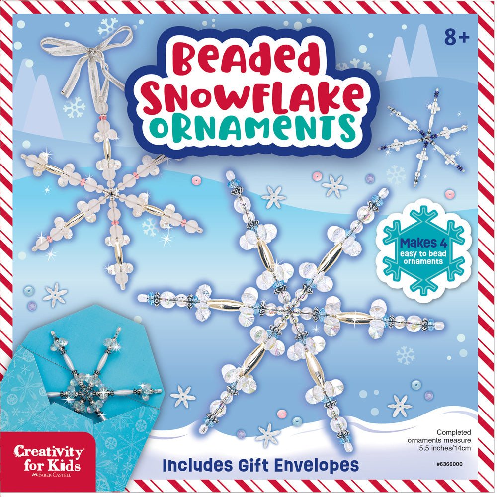 Beaded Snowflake Ornaments - Mastermind Toys___238472