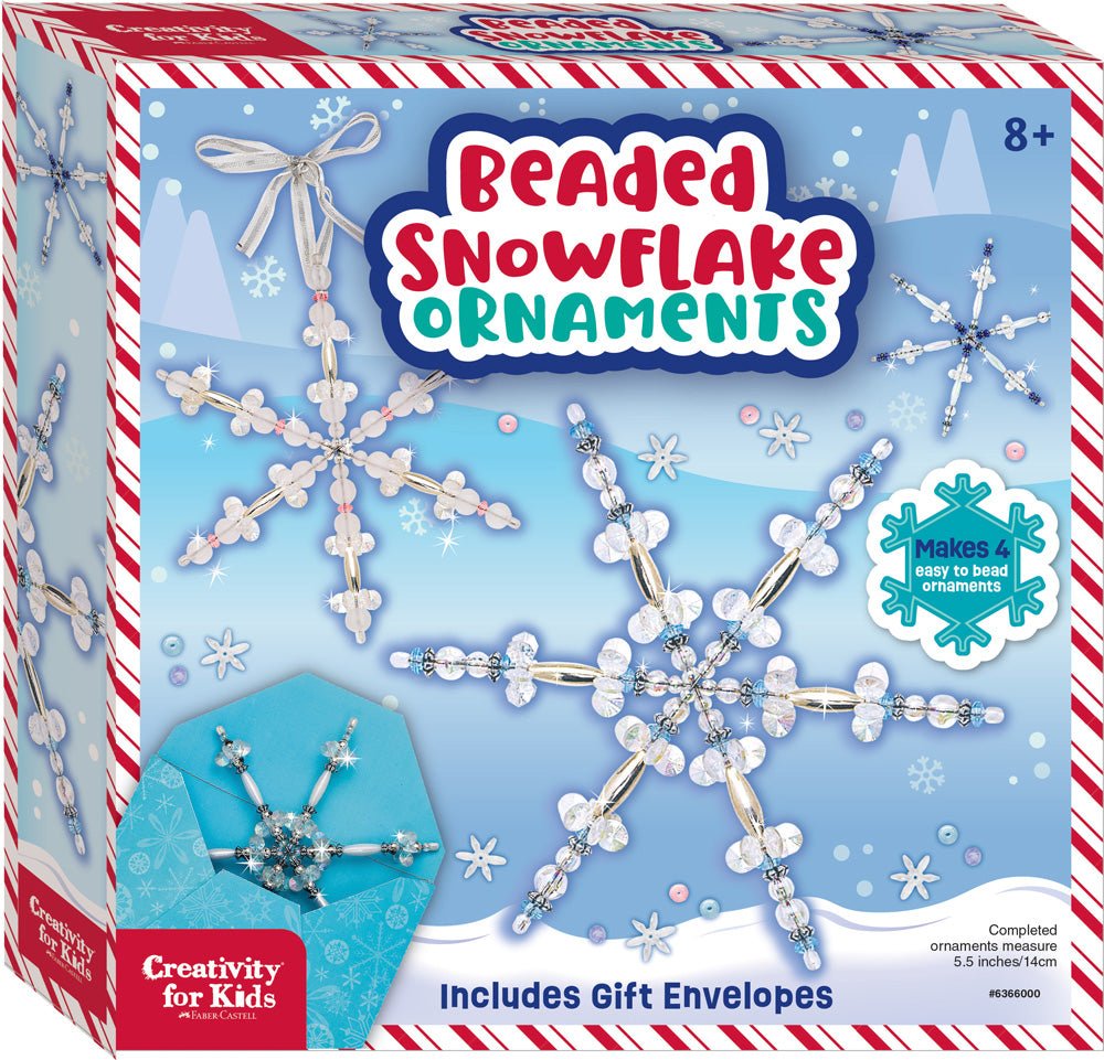 Beaded Snowflake Ornaments - Mastermind Toys___238472