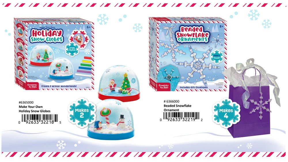 Beaded Snowflake Ornaments - Mastermind Toys___238472