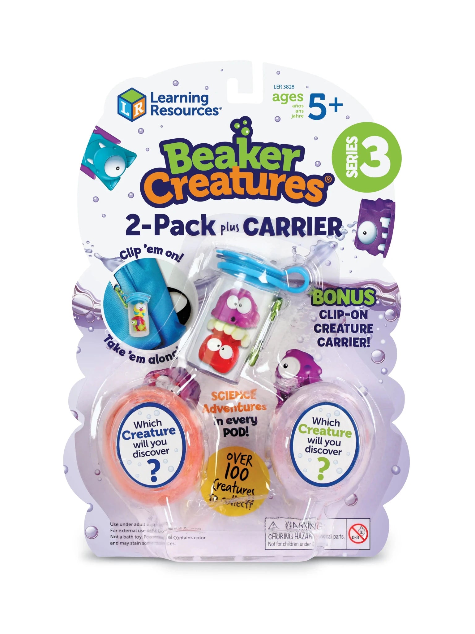 Beaker Creatures 2 - Pack with Carrier - Mastermind Toys___255203