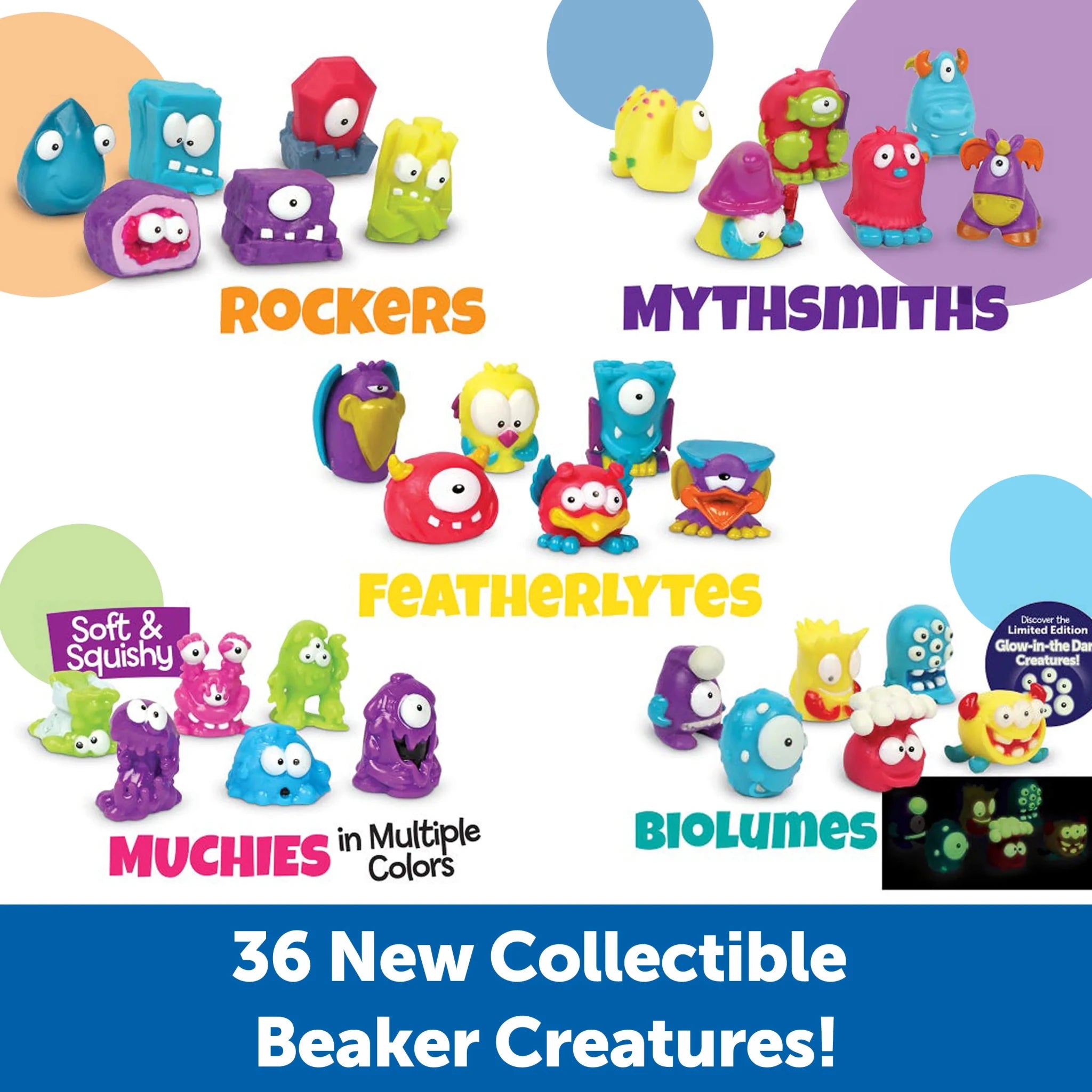 Beaker Creatures® 6 - Pack Reactor Pods, Series 3 - Mastermind Toys___255205