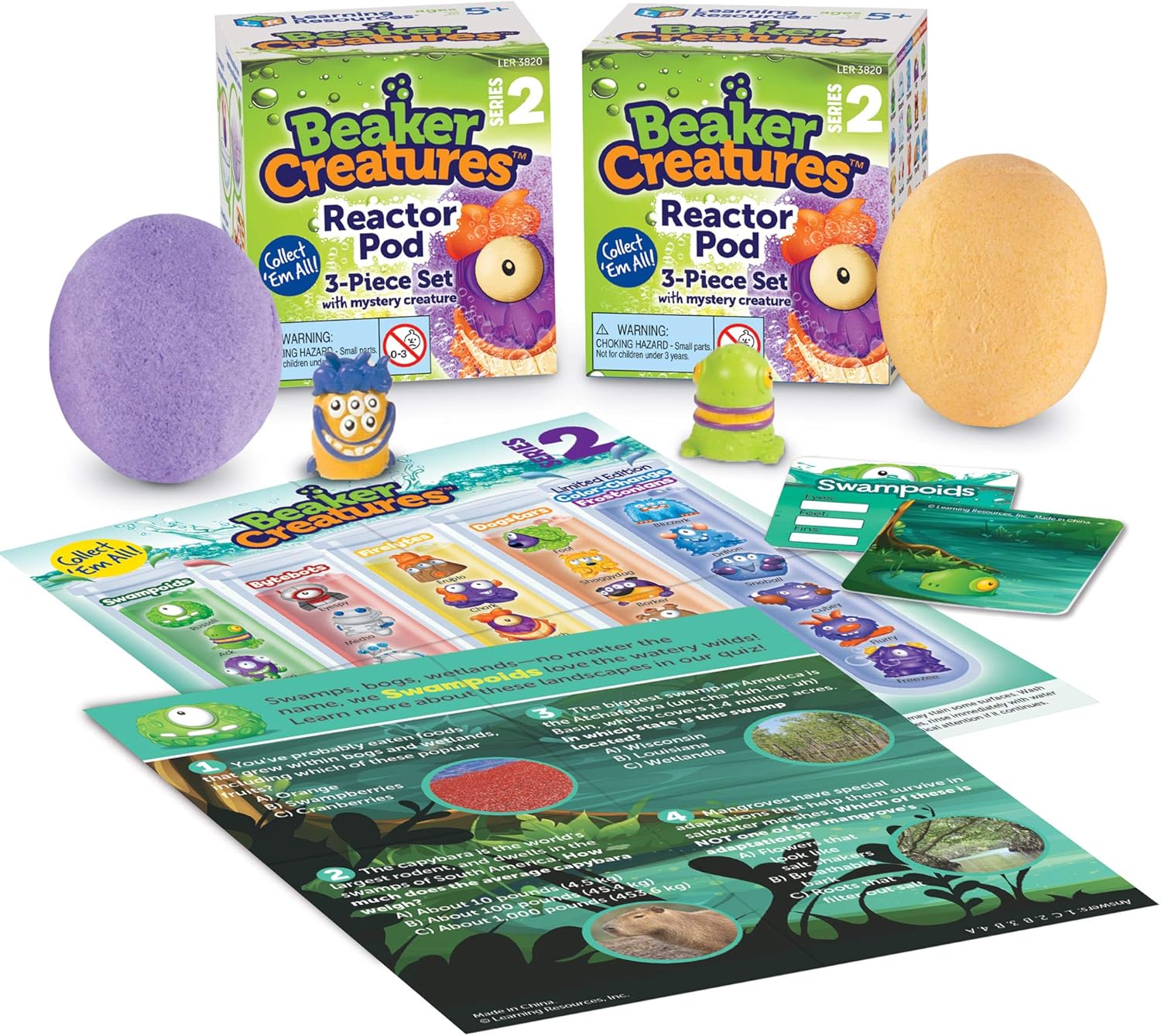 Beaker Creatures® Reactor Pod 2Pk Series 2 - Mastermind Toys___255202