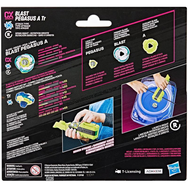 Beyblade Bbx Biscayne Clip N Rip Launcher Set - Mastermind Toys___257137