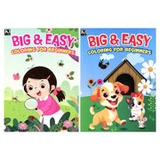 Big And Easy Colouring Books - 2 Asst. - Mastermind Toys___248754