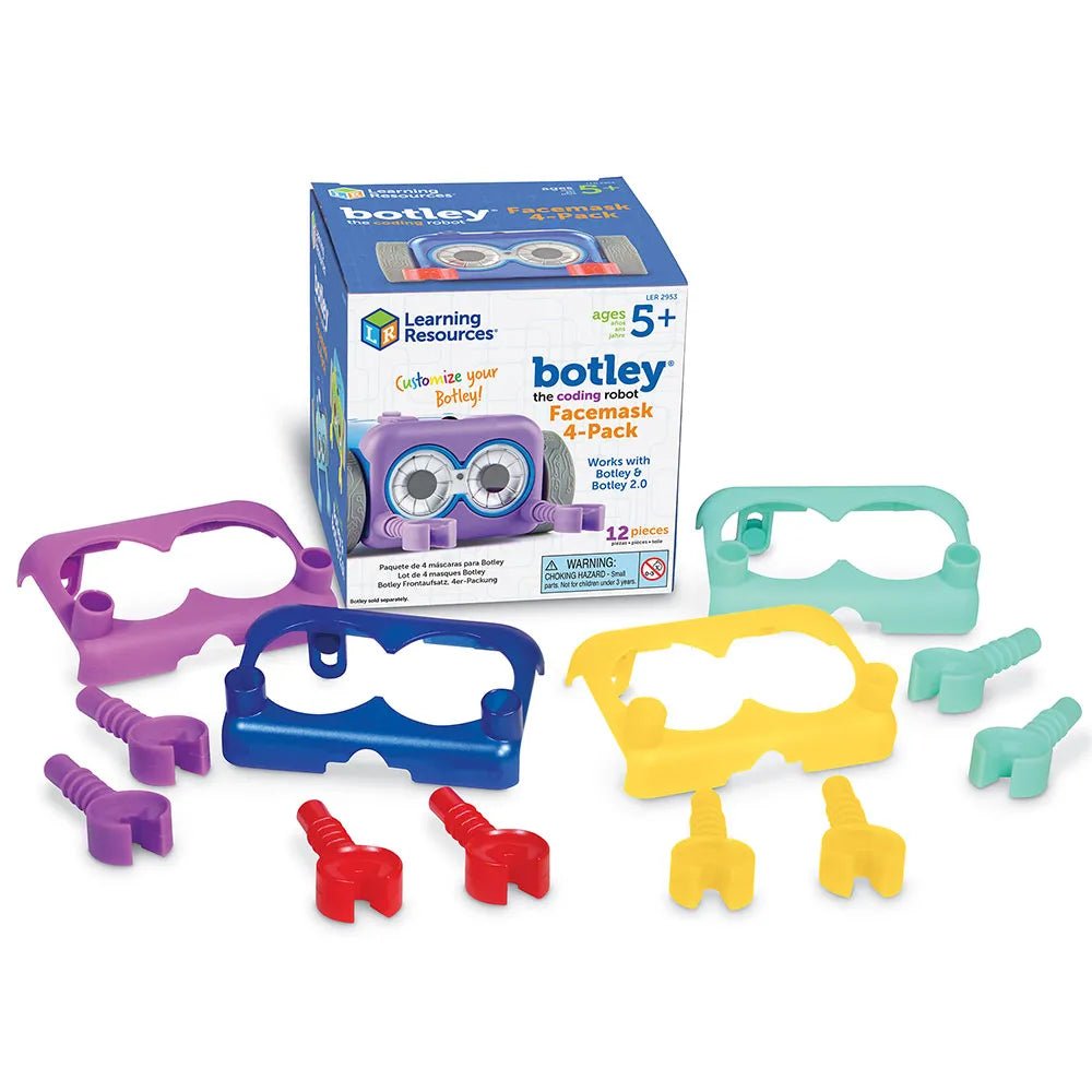 Botley® The Coding Robot Facemask 4 - Pack - Mastermind Toys___255186