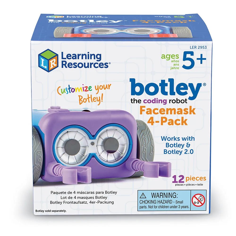 Botley® The Coding Robot Facemask 4 - Pack - Mastermind Toys___255186