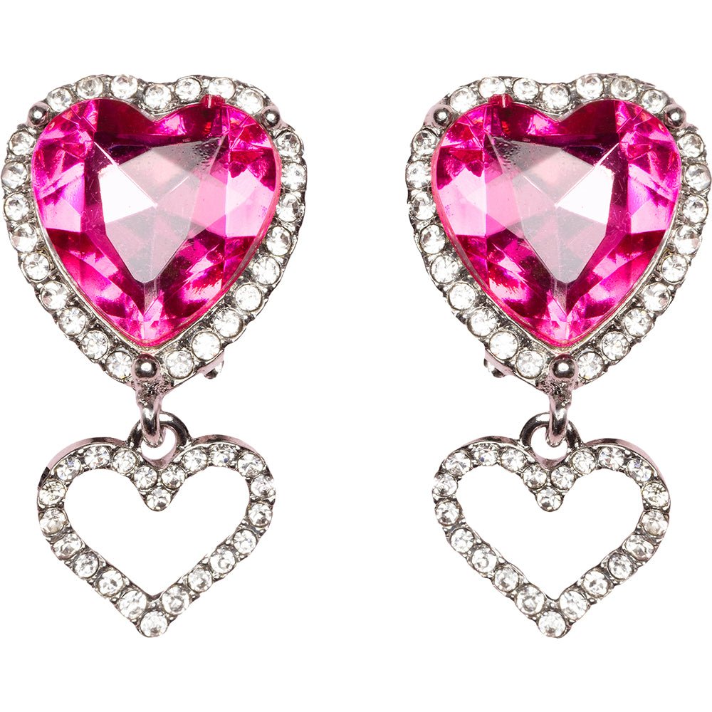 Boutique Heart Jewel Clip On Earrings - Mastermind Toys___241739