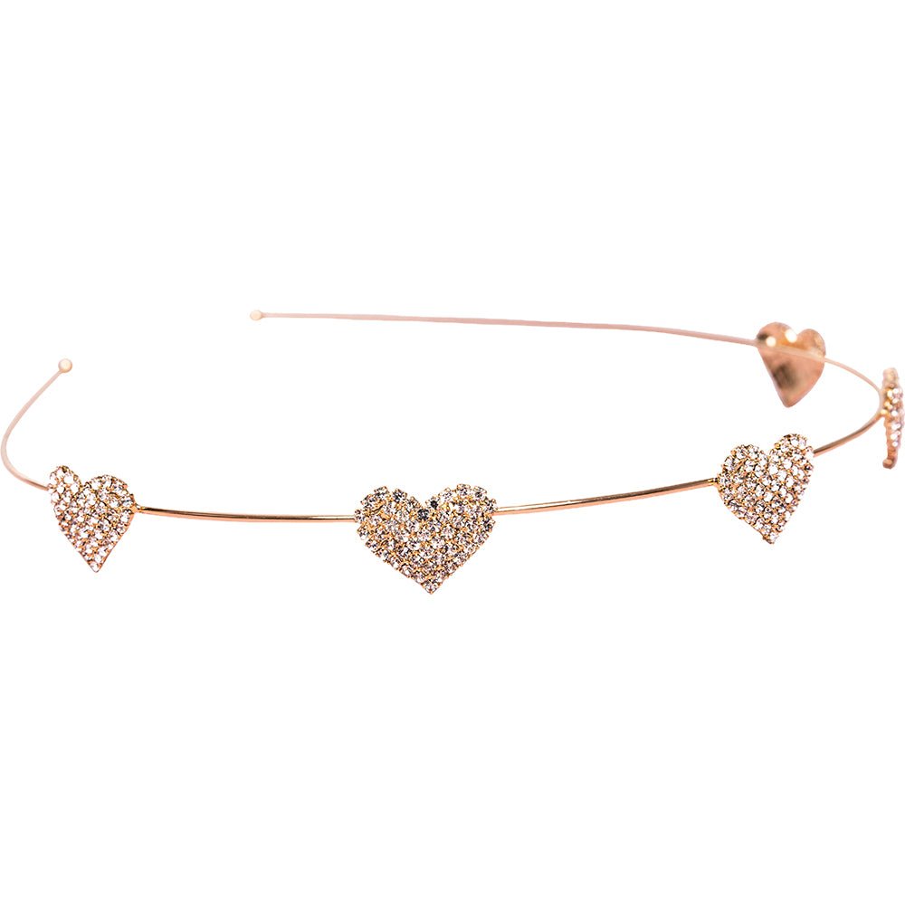 Boutique Rhinestone Heart Headband - Mastermind Toys___241749