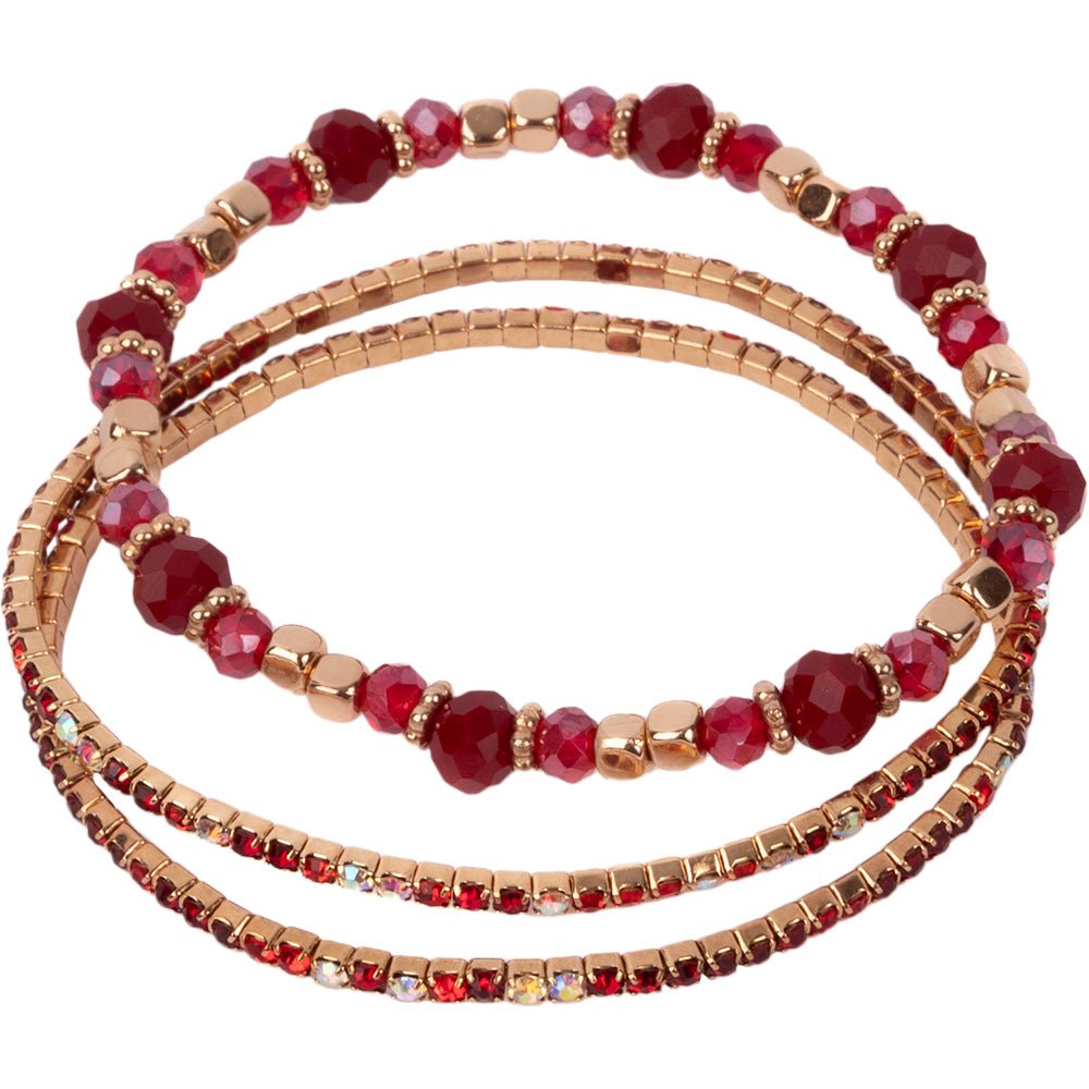 Boutique Ruby Red Bracelet Set, 3pcs - Mastermind Toys___241707