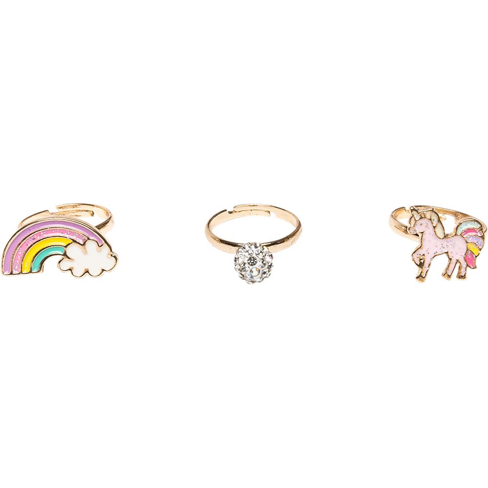 Boutique Unicorn Rainbow Ring Set, 3pcs - Mastermind Toys___241714