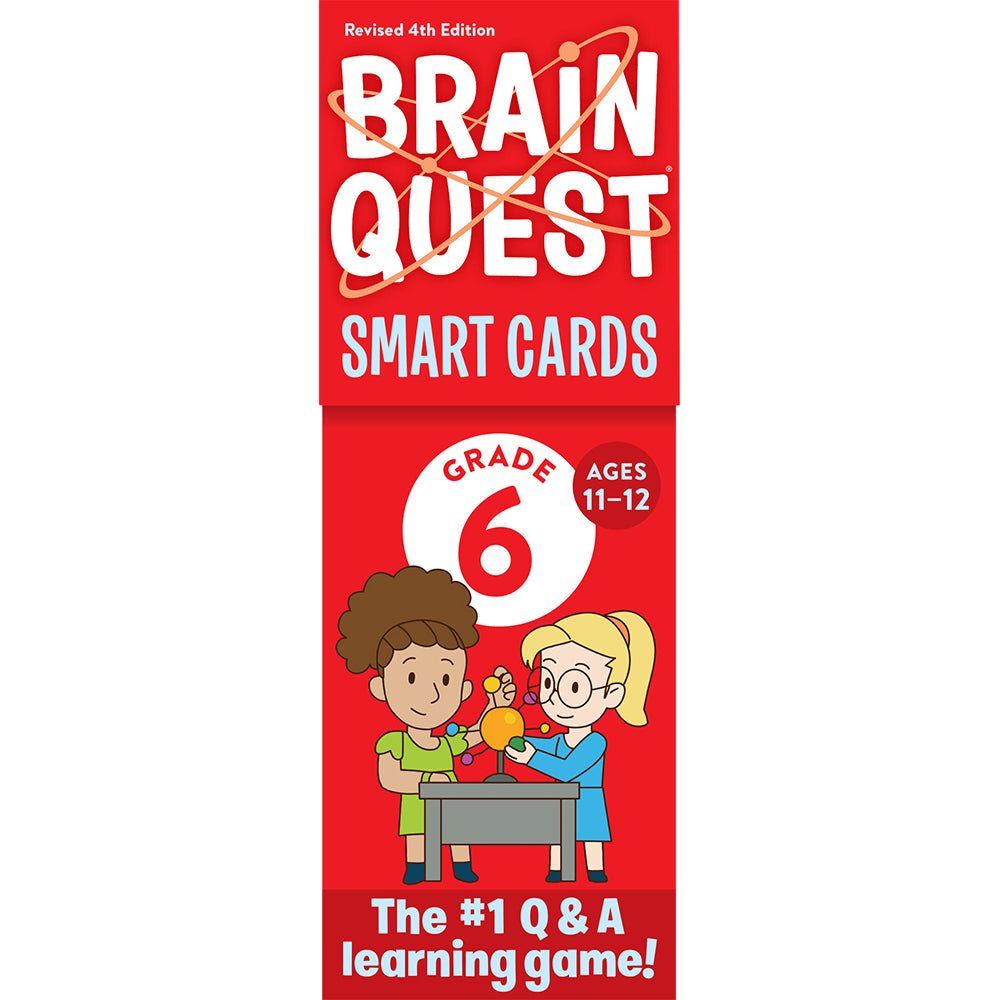 BRAIN QUEST 6TH GRADE SMART CARDS REVISED 4TH EDITION - Mastermind Toys___235573