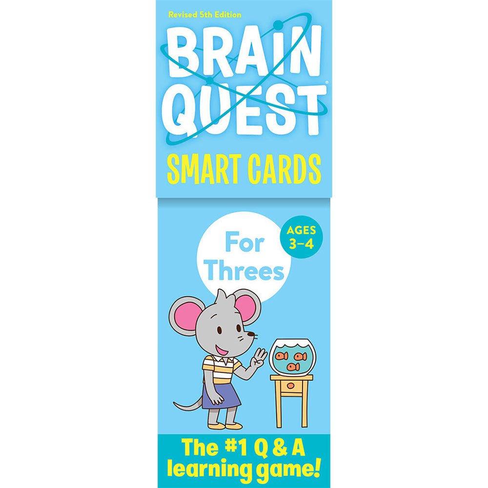 BRAIN QUEST FOR THREES SMART CARDS REVISED 5TH EDITION - Mastermind Toys___235567