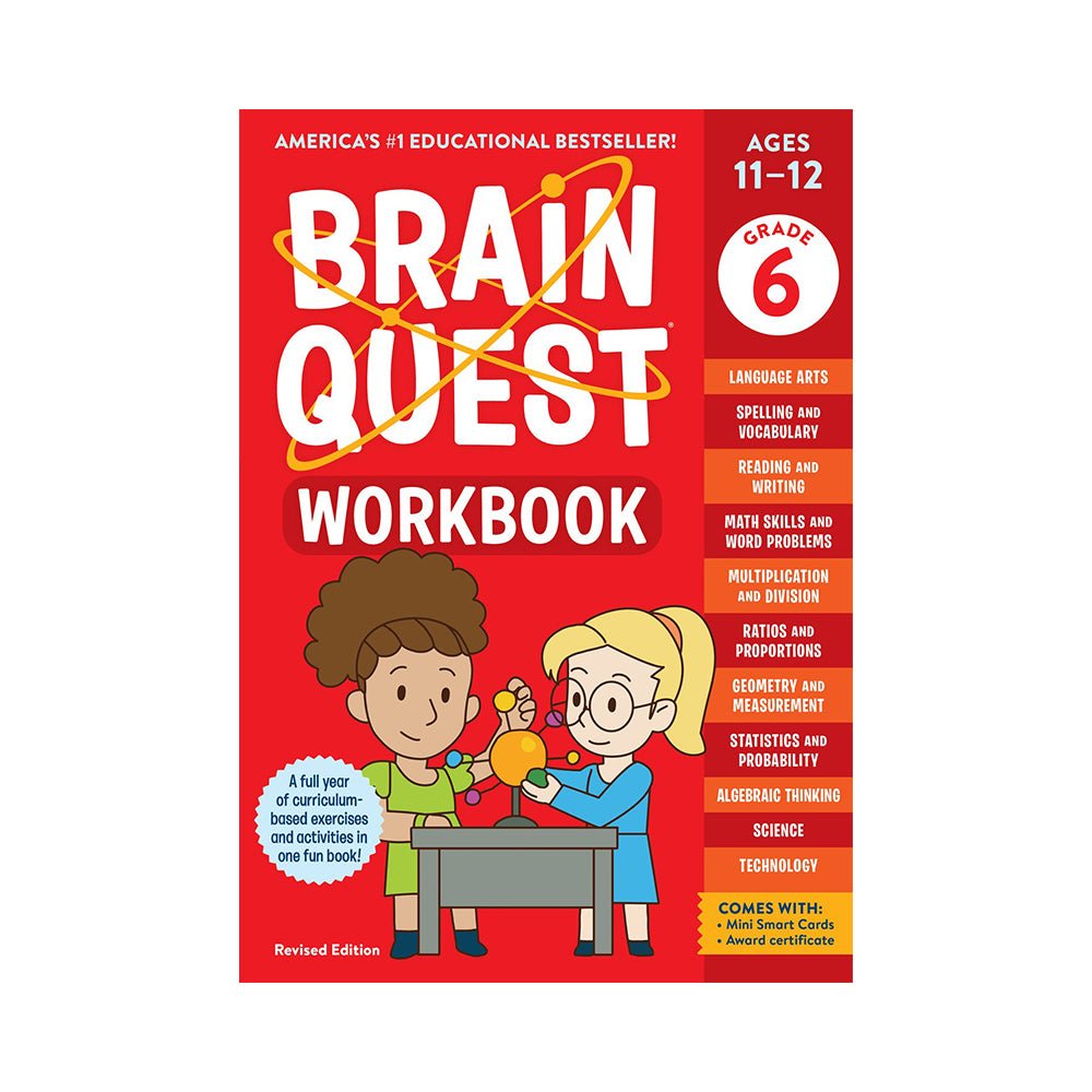 Brain Quest Workbook: 6th Grade Revised Edition - Mastermind Toys___229419