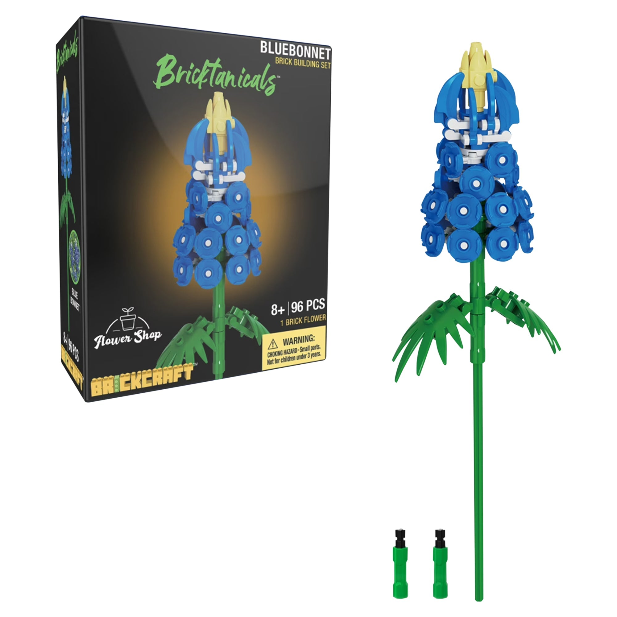 Bricktanicals Blue Bonnet - 96 Piece Set - Mastermind Toys___249892
