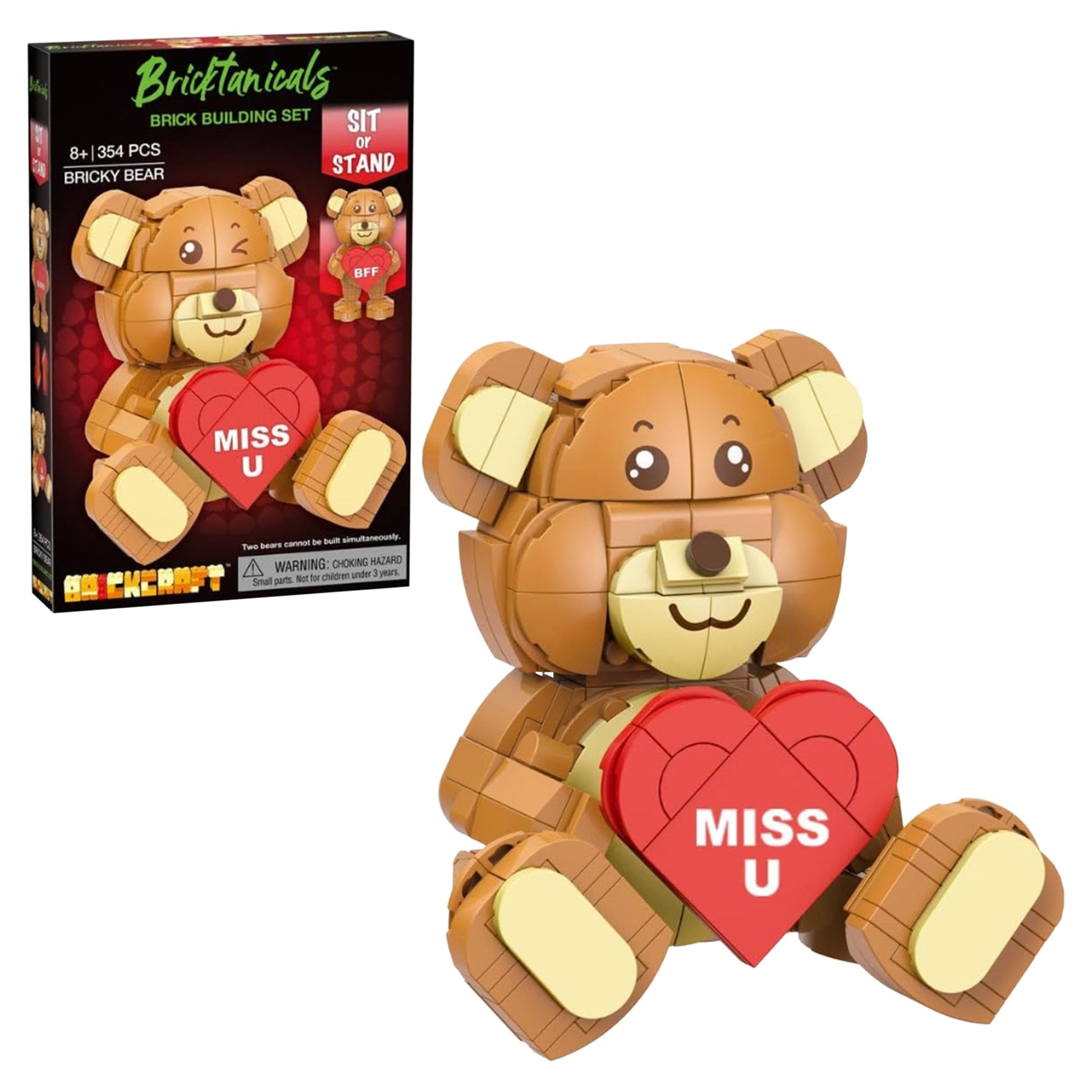 Bricktanicals For Brick Lovers Teddy Bear - 354 Pieces - Mastermind Toys___249895