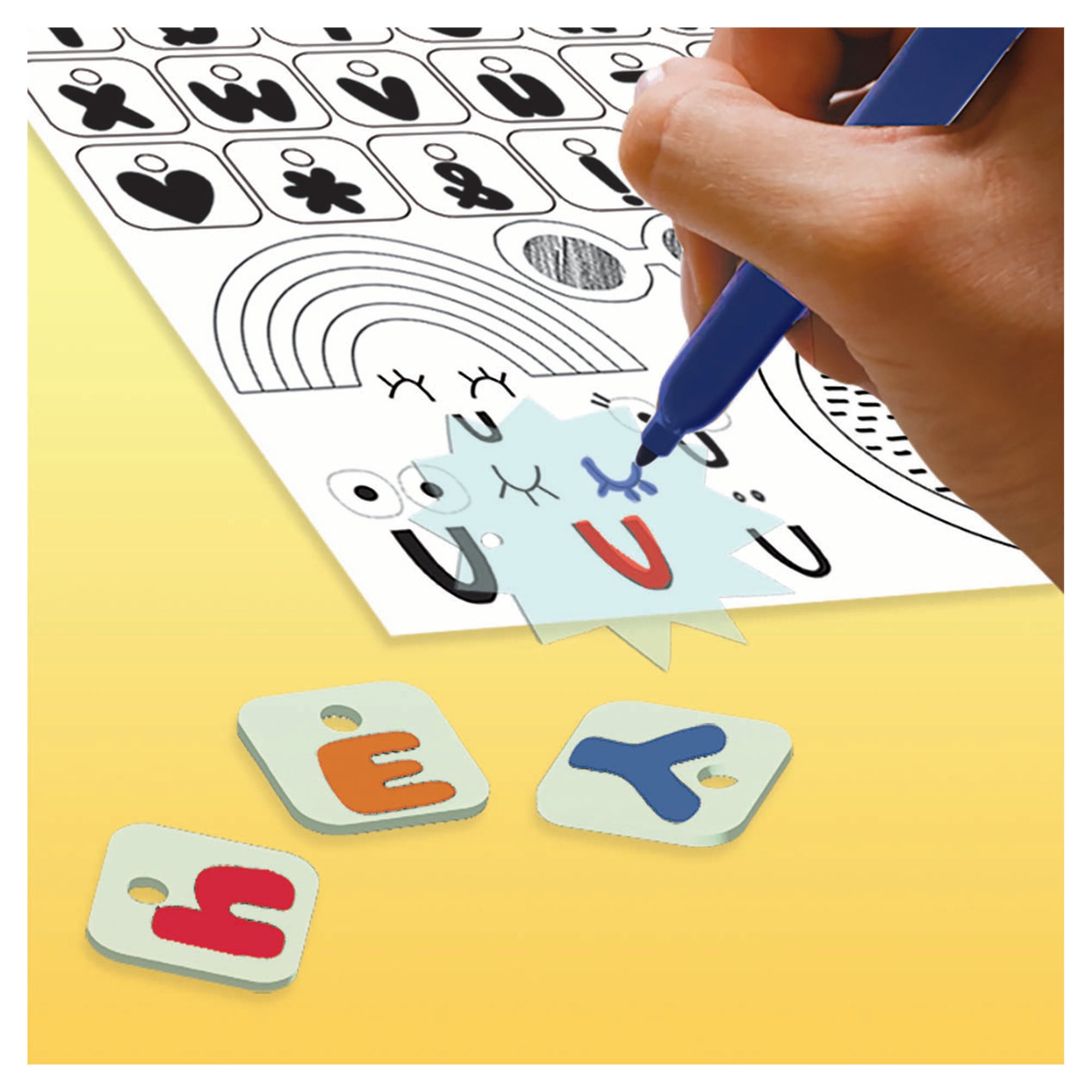 Bright Stripes Shrink Plastic Jewelry - Mastermind Toys___245750