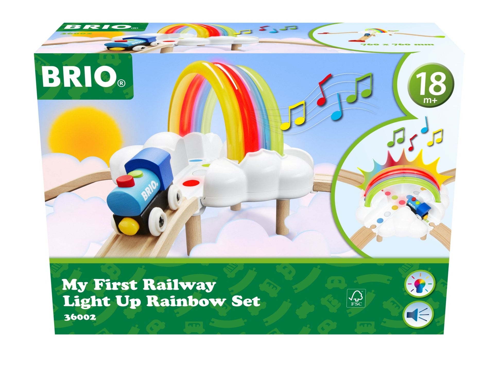 Brio My First Railway Lit Rainbow Bridge - Mastermind Toys___247662