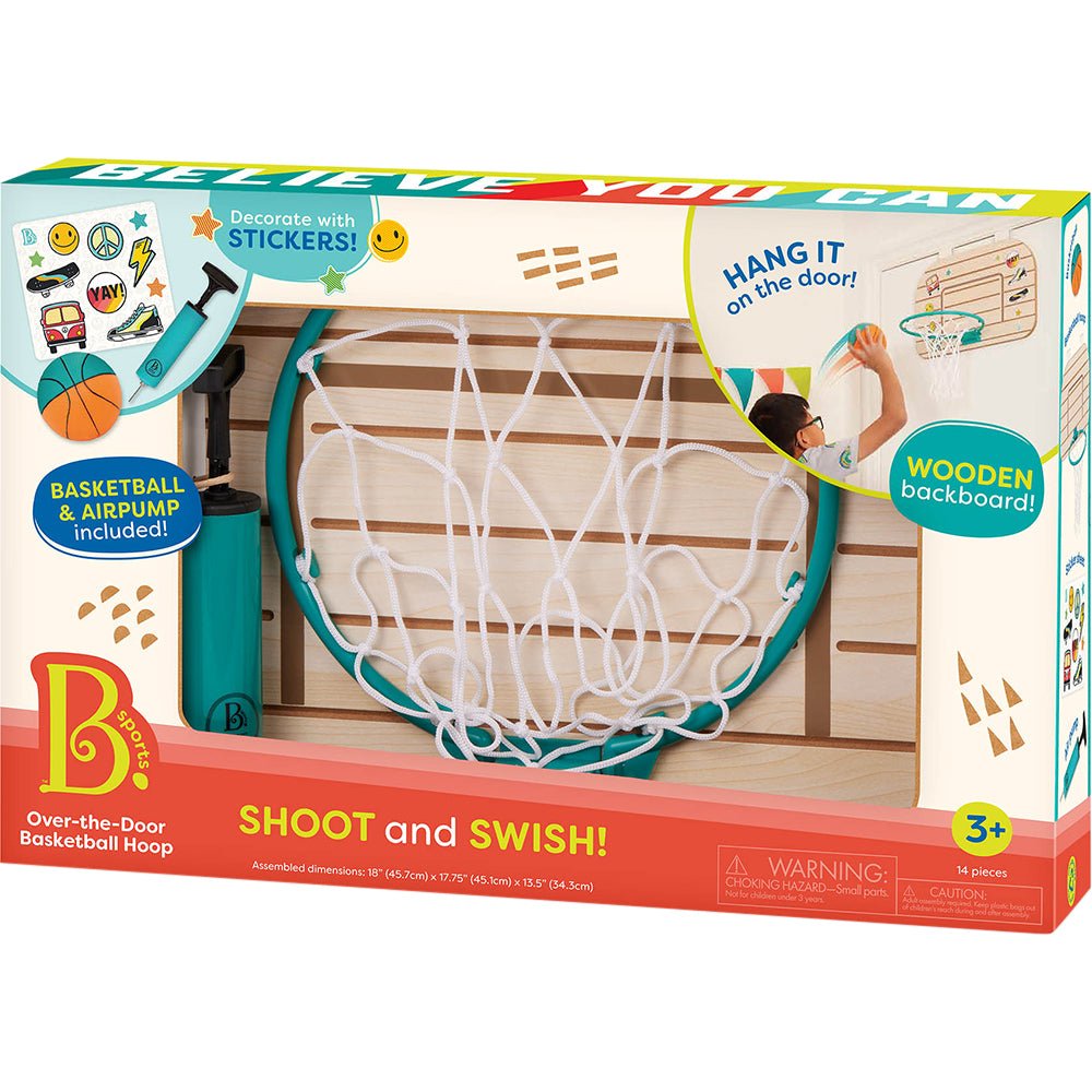 B.Toys Over - The - Door Basketball Hoop - Mastermind Toys___241780