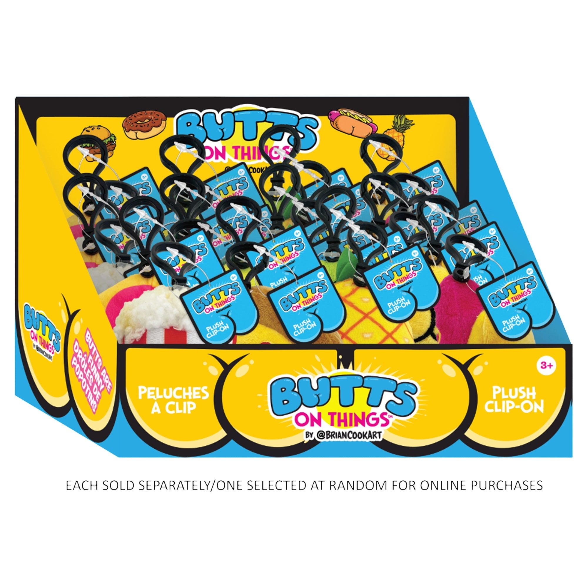 Butts On Things - Plush Clip - Ons in CDU - Mastermind Toys___248053