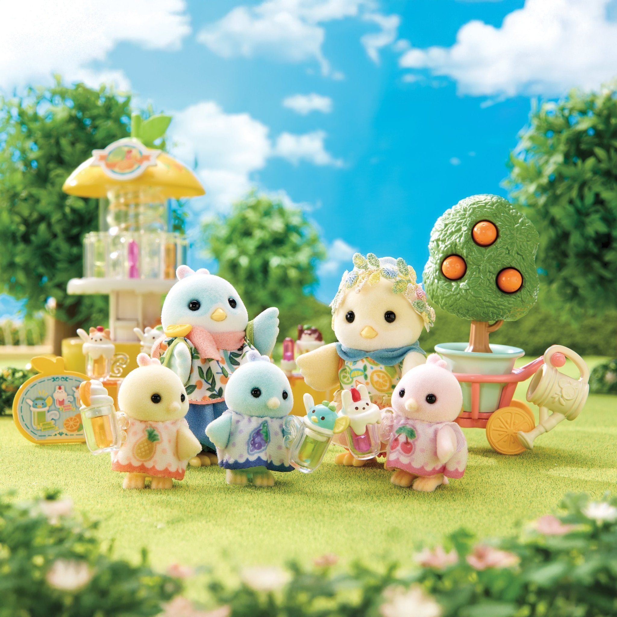 Calico Critters - BL Citrus Bird Family - Mastermind Toys___252706