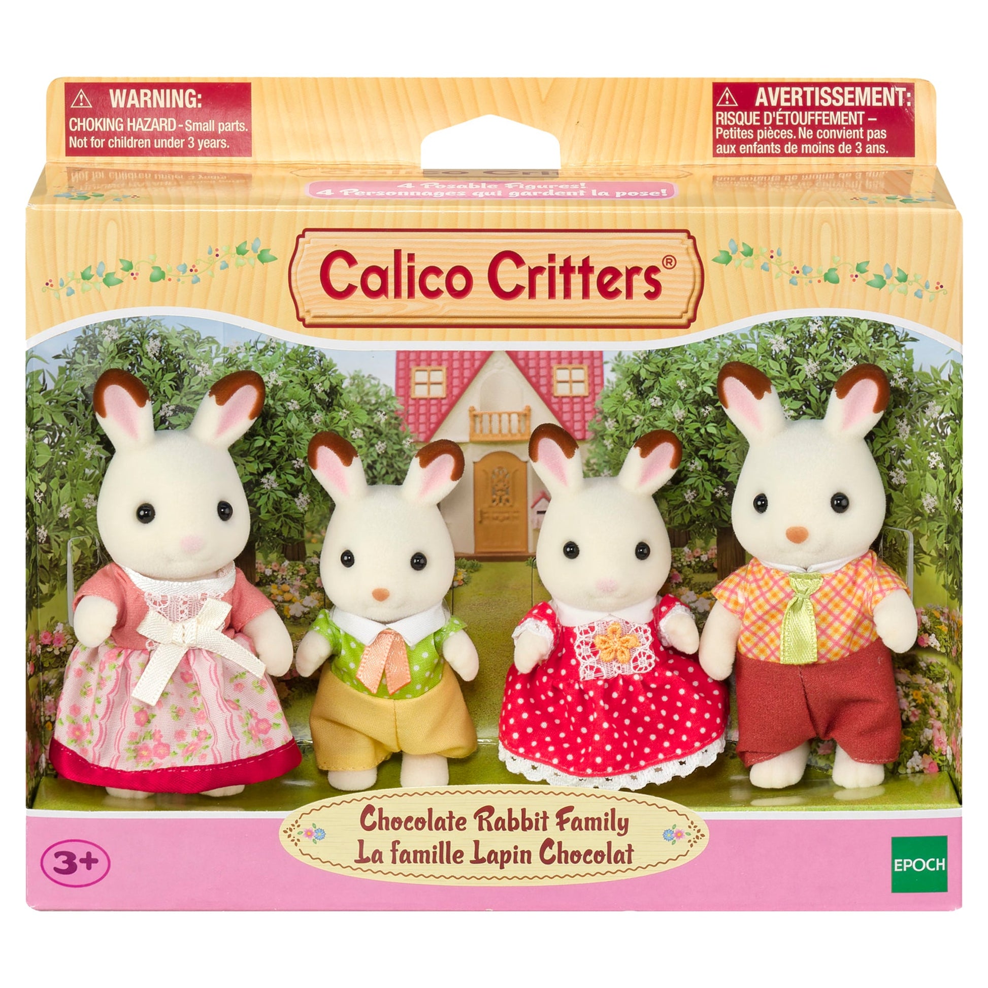 Calico Critters Chocolate Rabbit Family - Mastermind Toys___249226