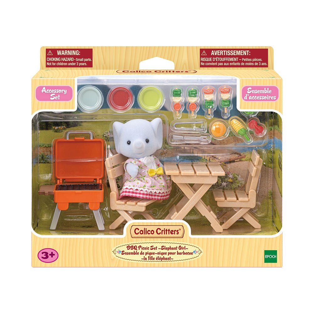 Calico Critters Elephant Girl BBQ Picnic Set - Mastermind Toys___225213