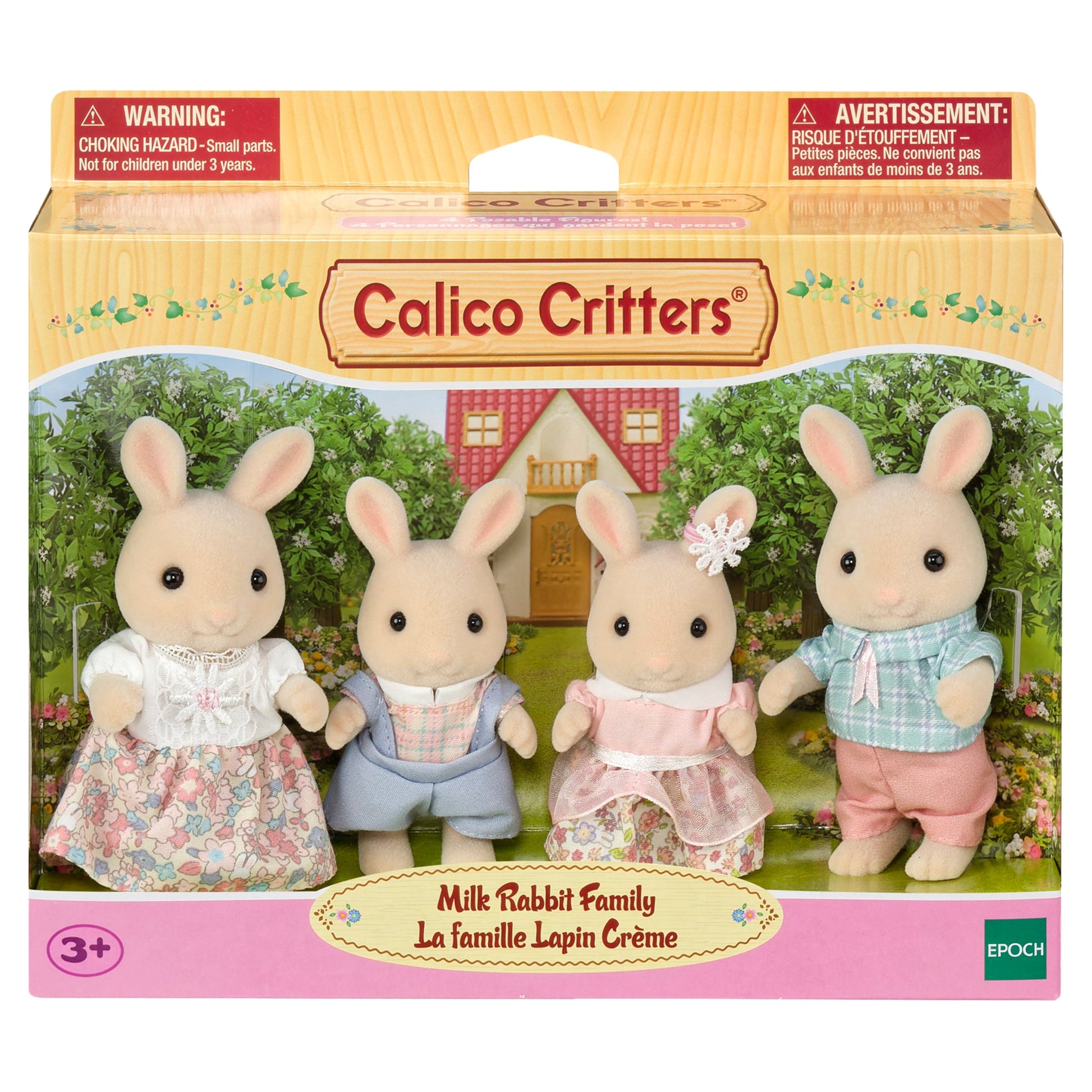 Calico Critters Milk Rabbit Family - Mastermind Toys___249218