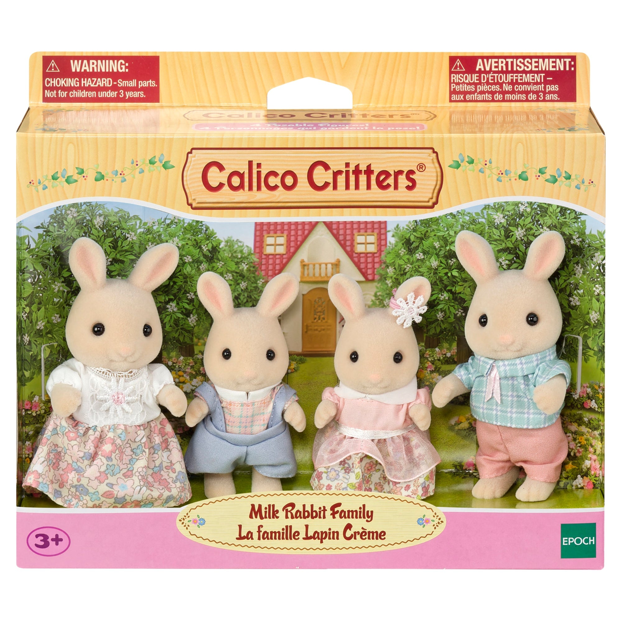 Calico Critters Milk Rabbit Family - Mastermind Toys___249218