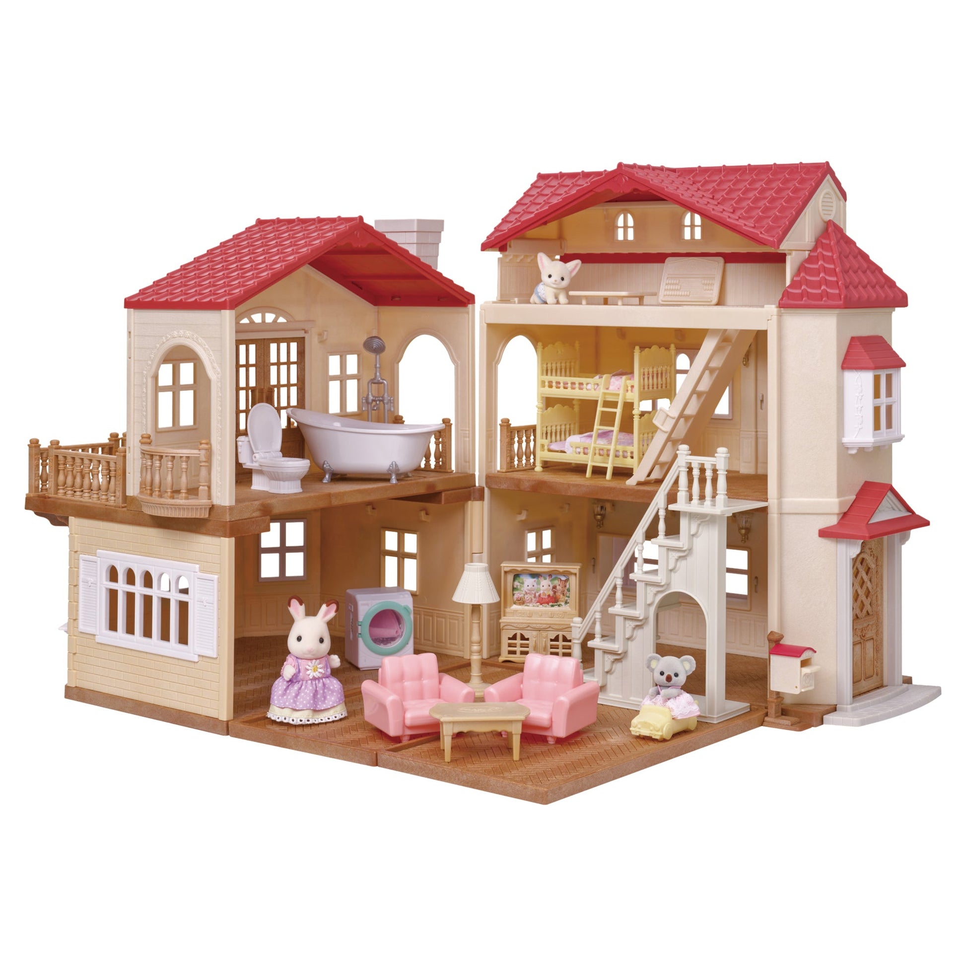 Calico Critters Red Roof Country Home Gift Set - Mastermind Toys___249227