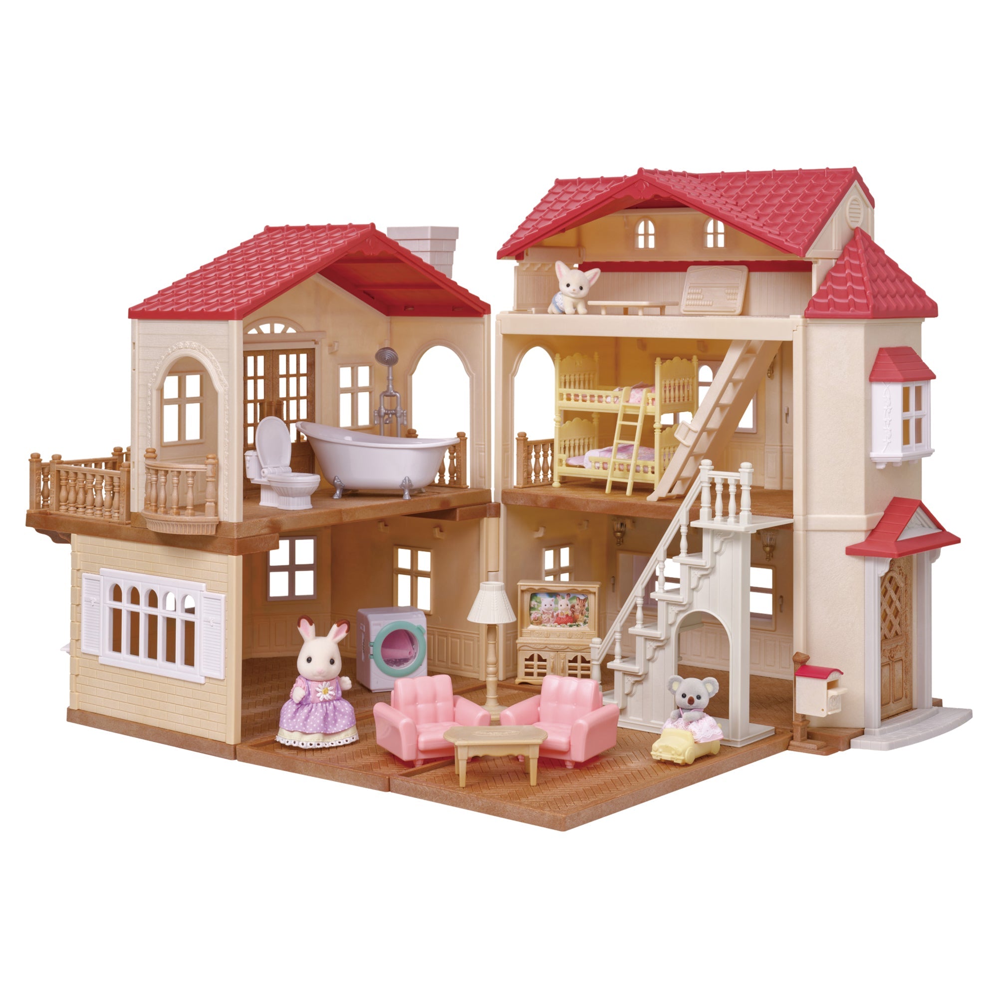 Calico Critters Red Roof Country Home Gift Set - Mastermind Toys___249227
